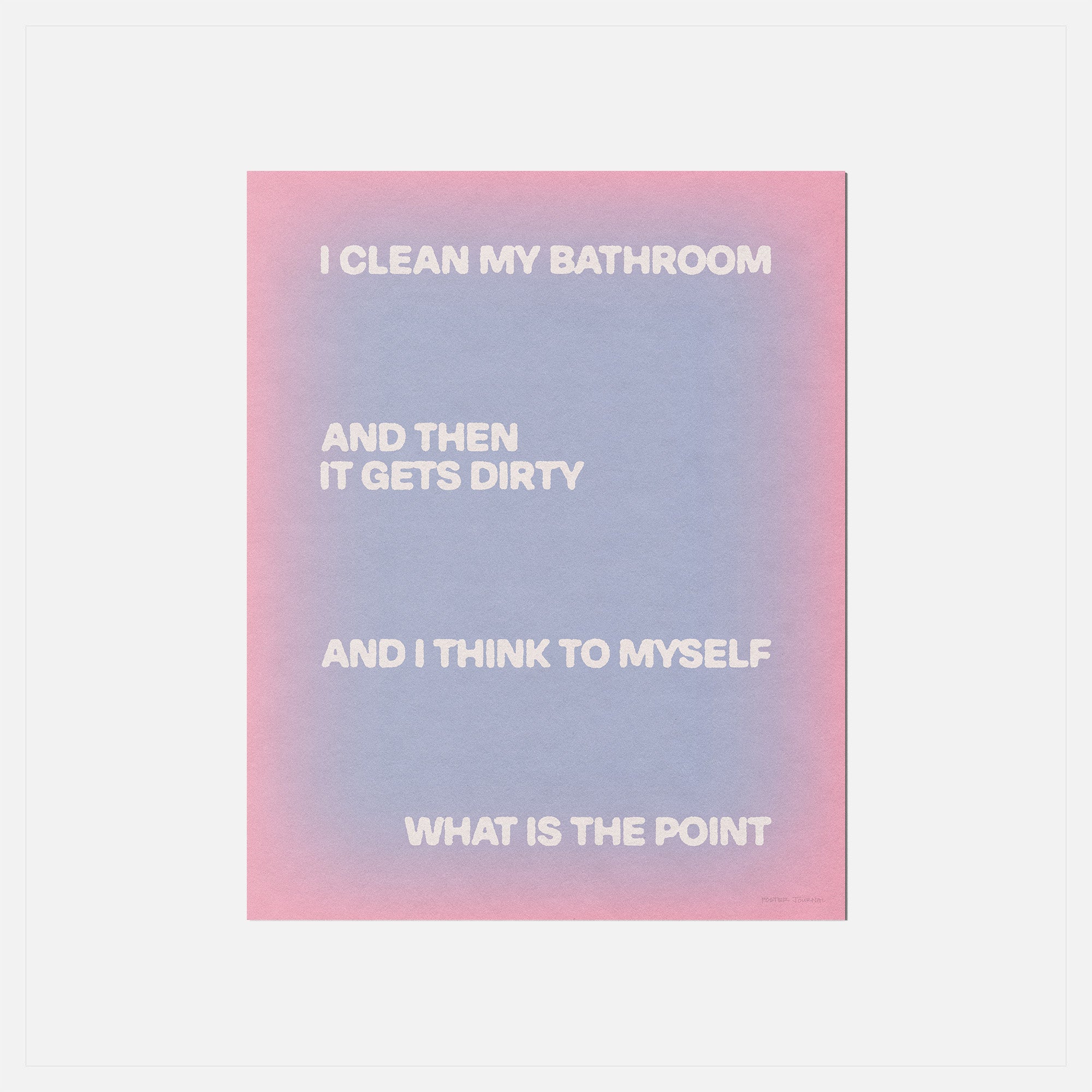 BATHROOM PRINT
