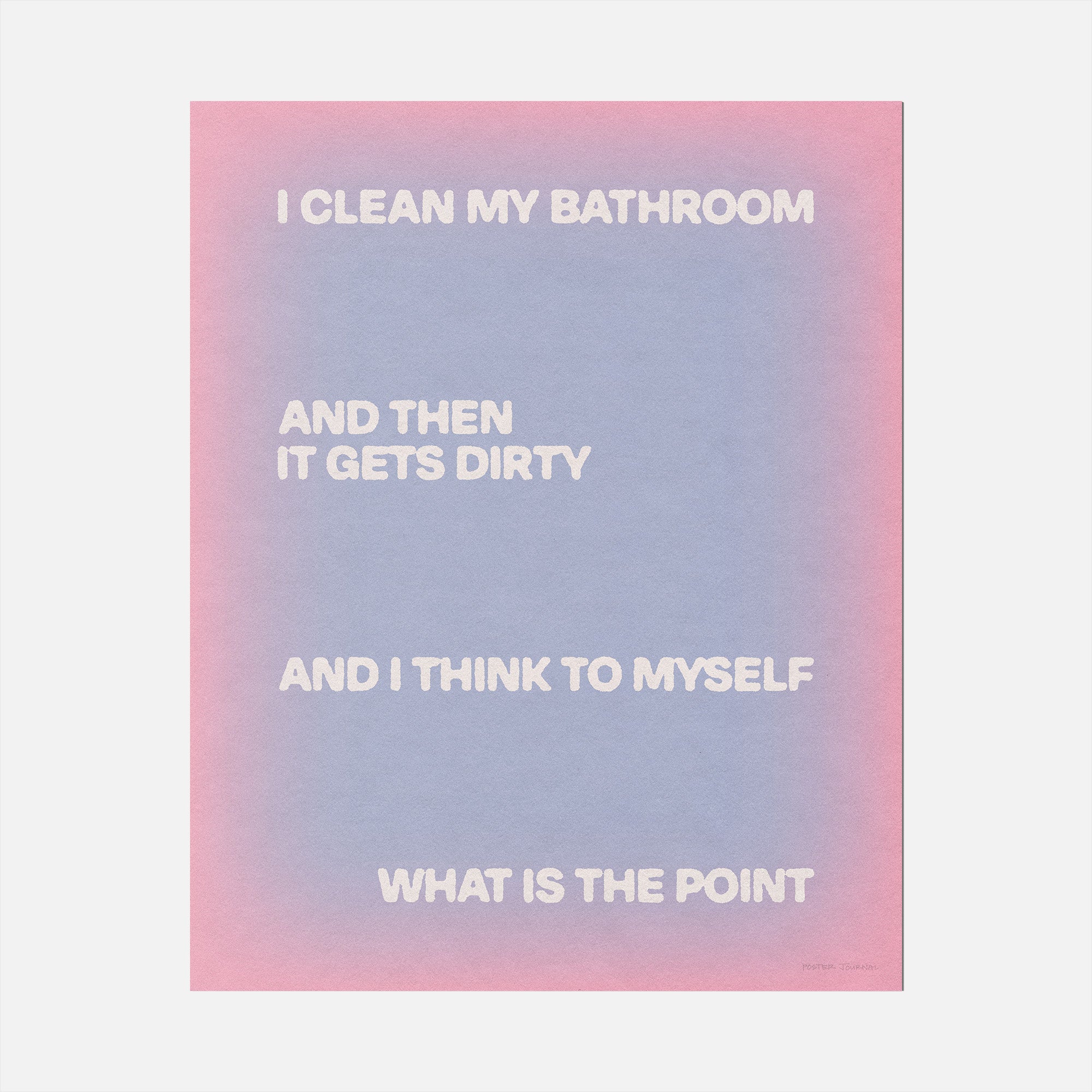 BATHROOM PRINT