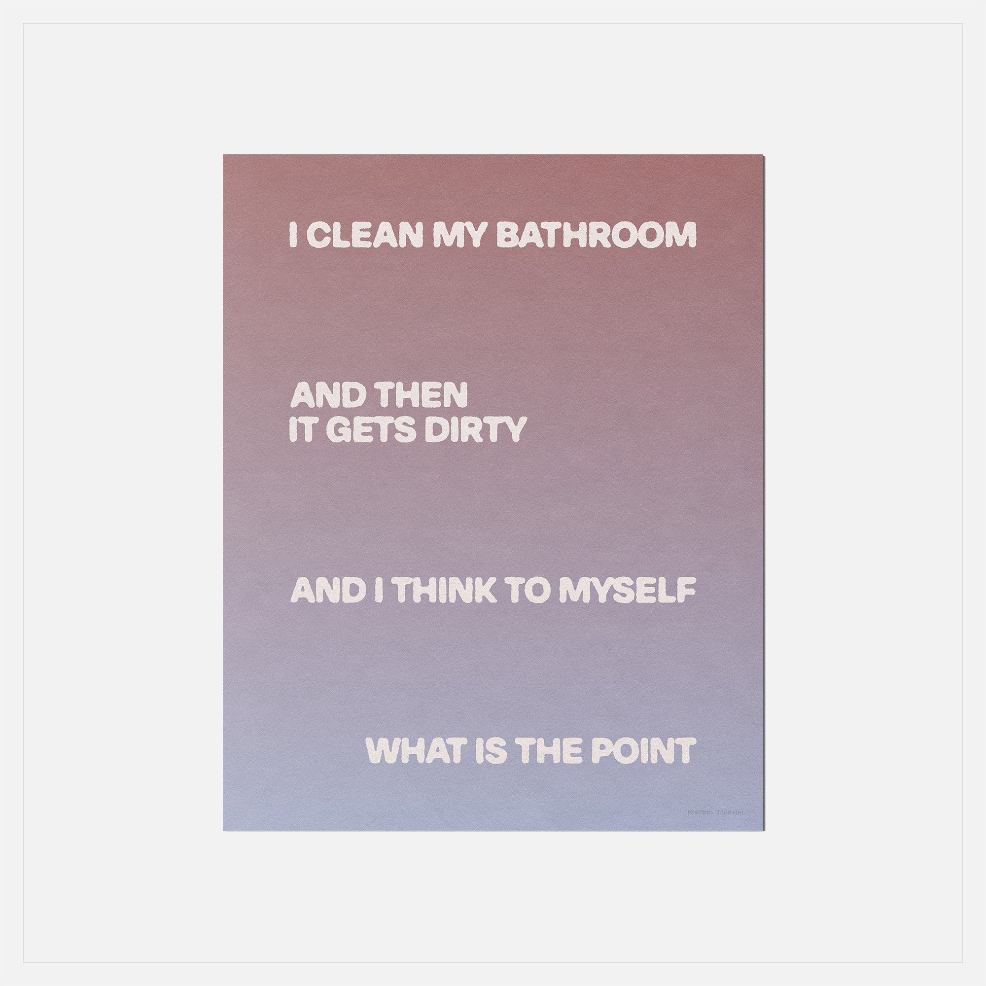 BATHROOM PRINT