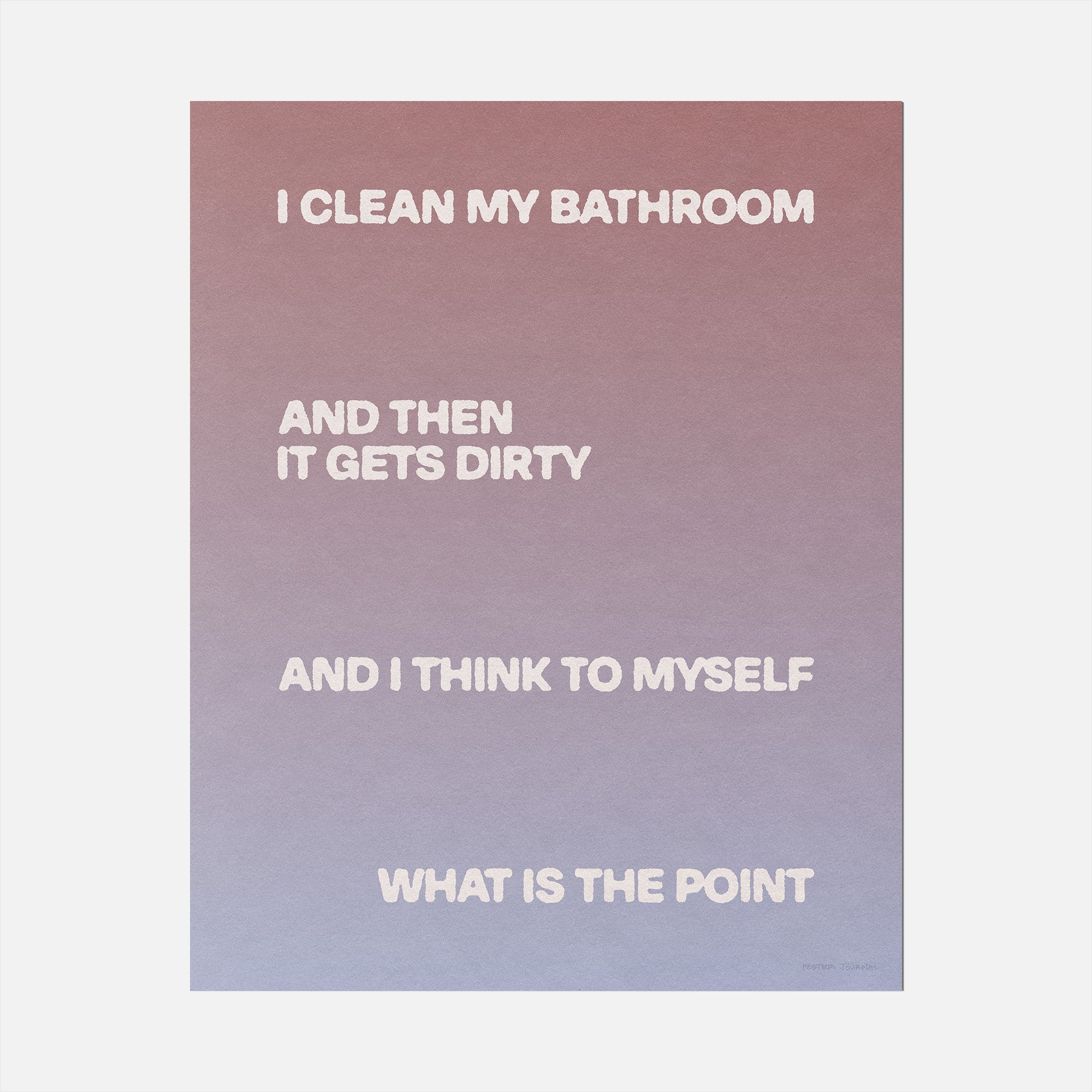 BATHROOM PRINT
