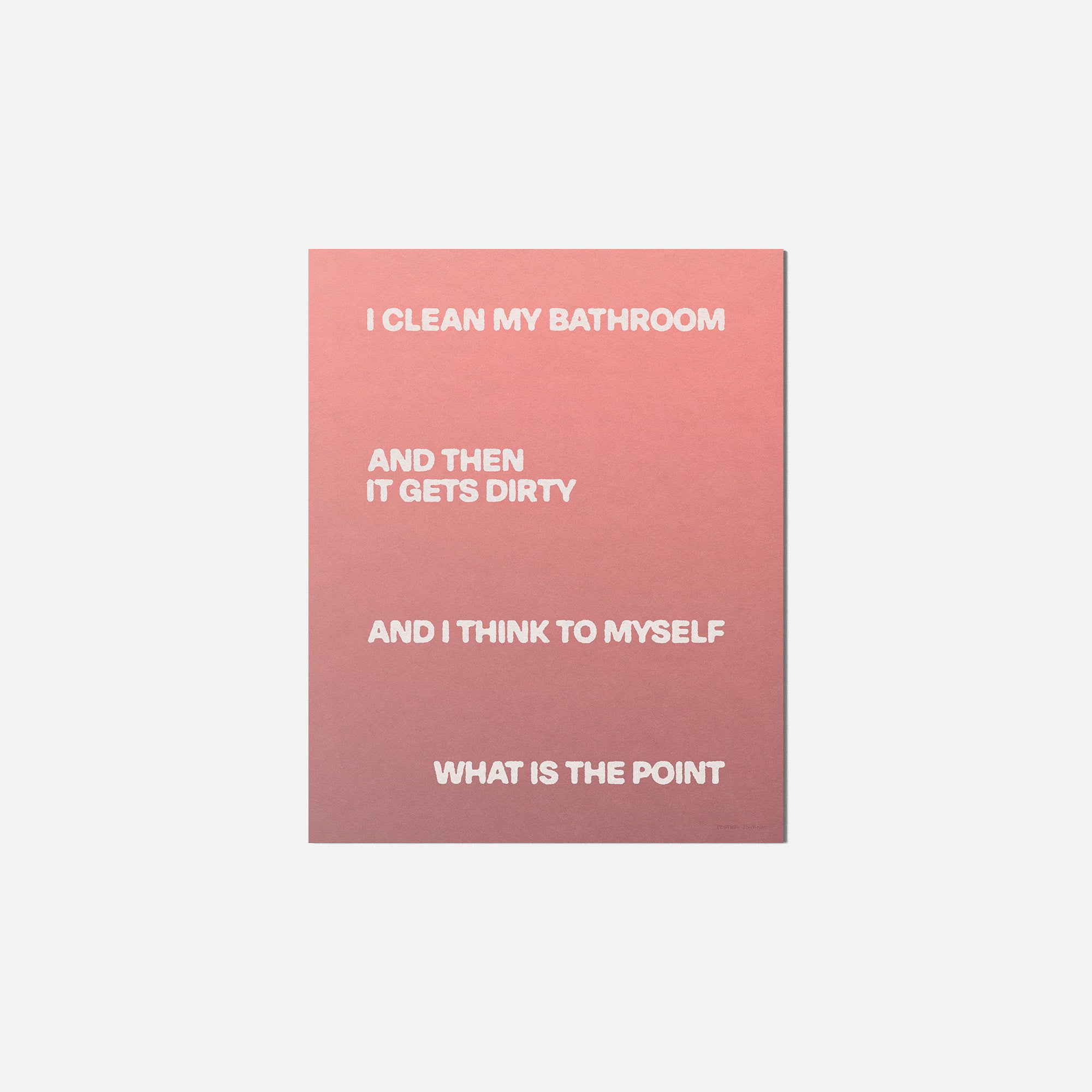 BATHROOM PRINT