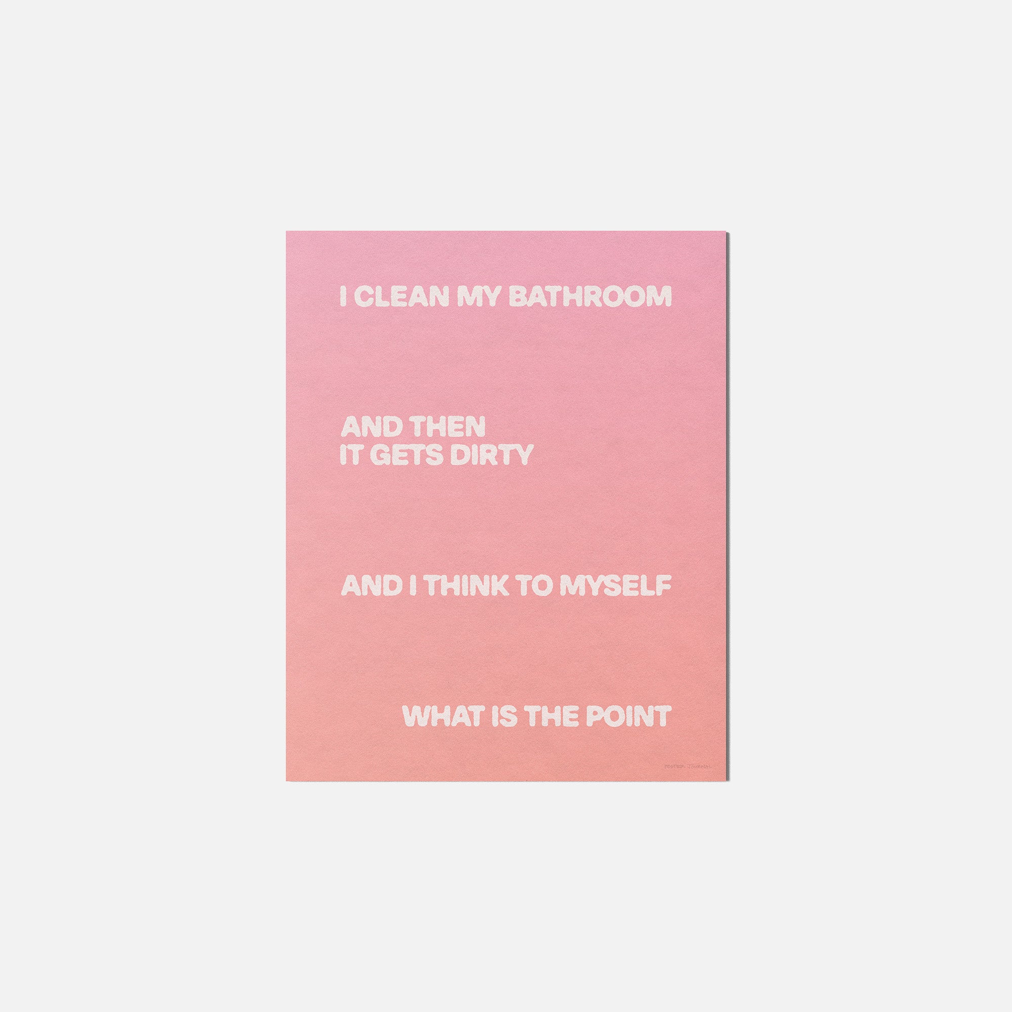 BATHROOM PRINT