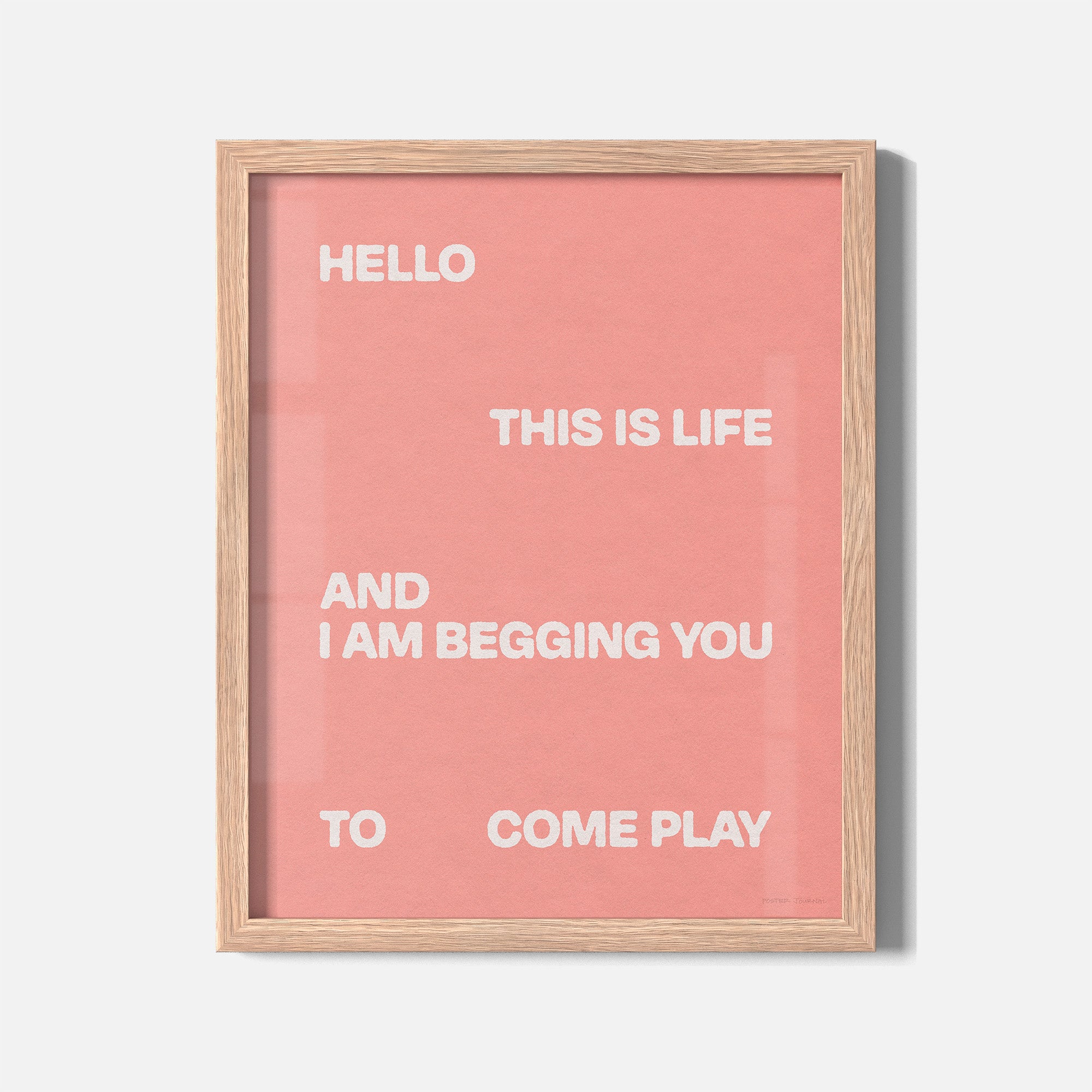 BEGGING PRINT