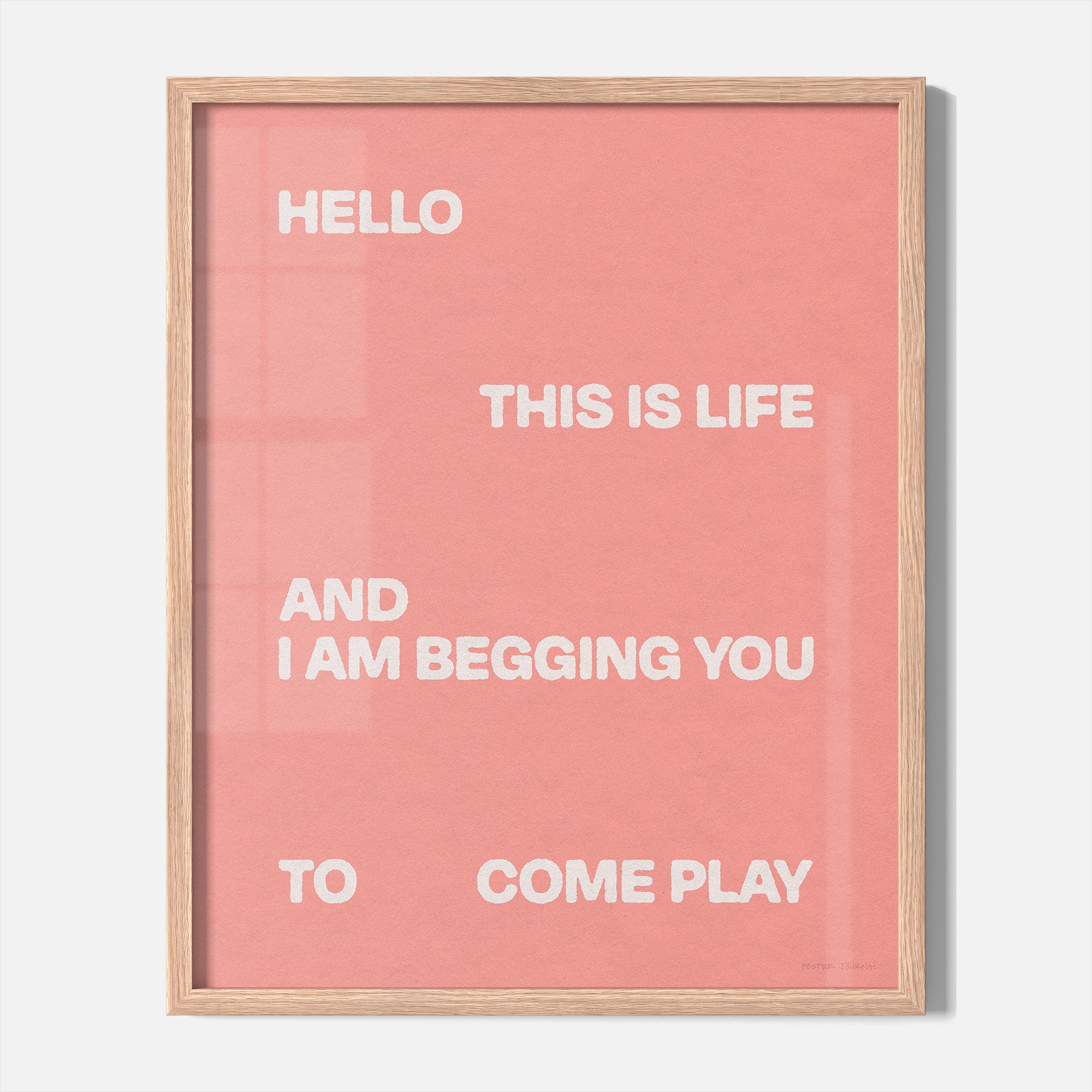 BEGGING PRINT
