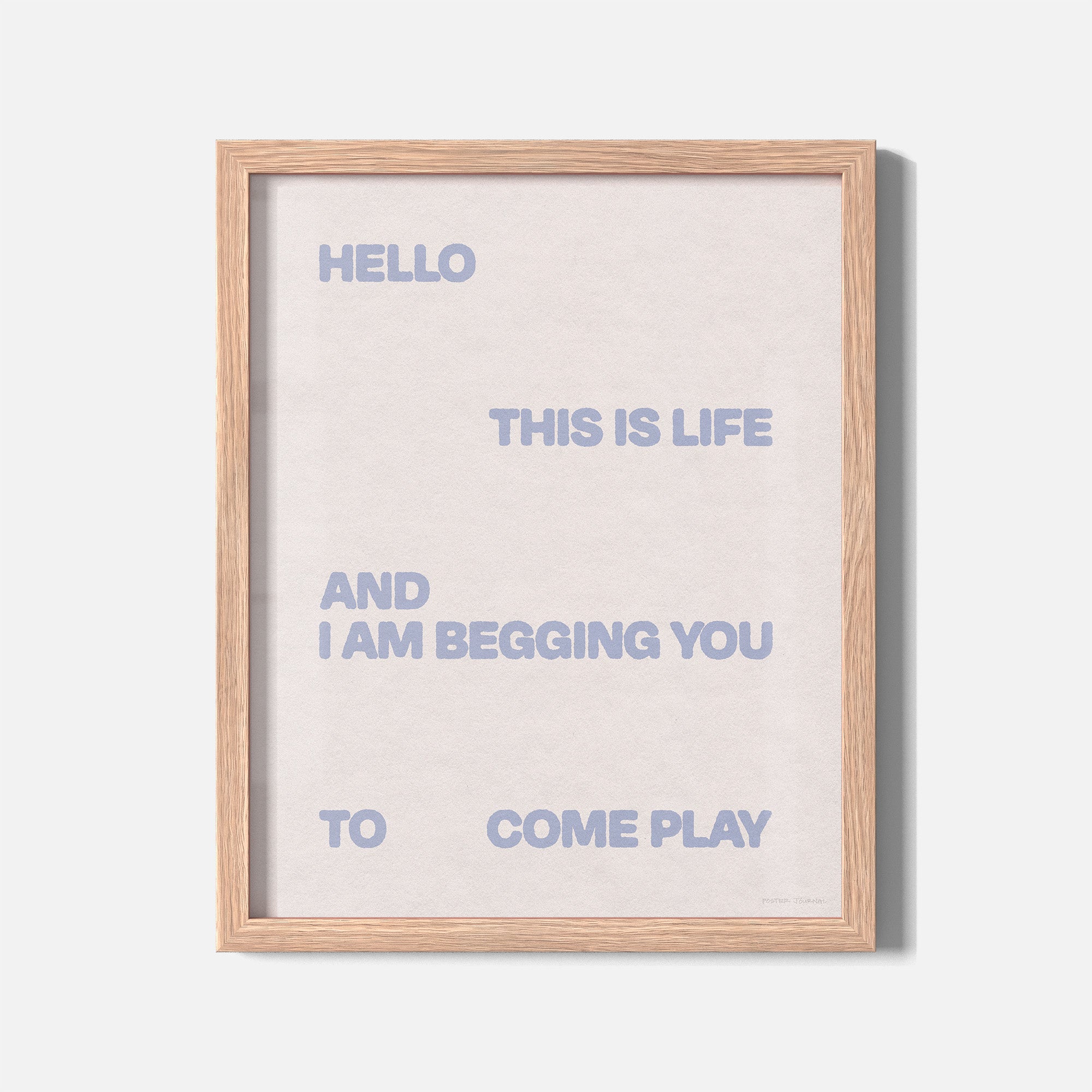 BEGGING PRINT
