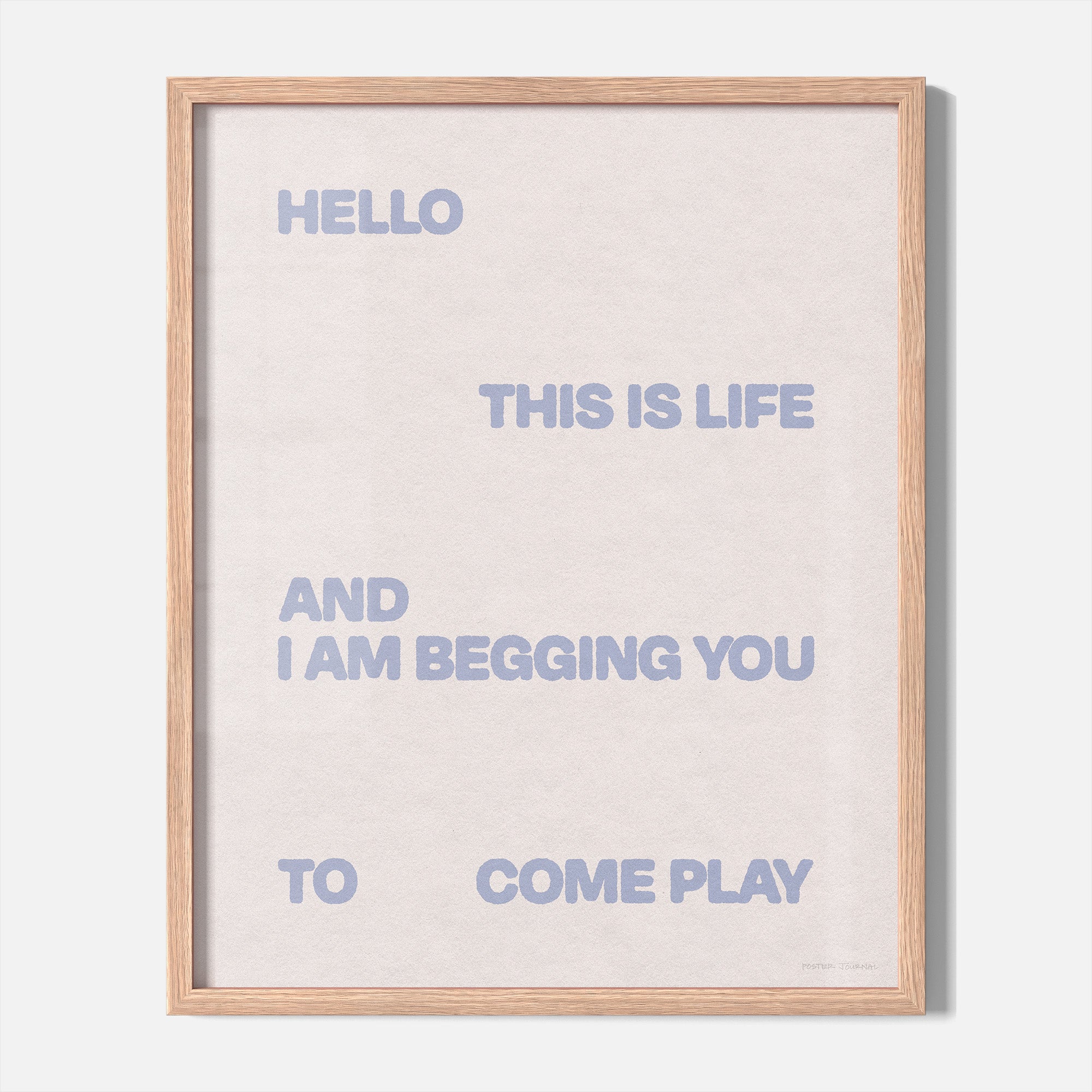 BEGGING PRINT