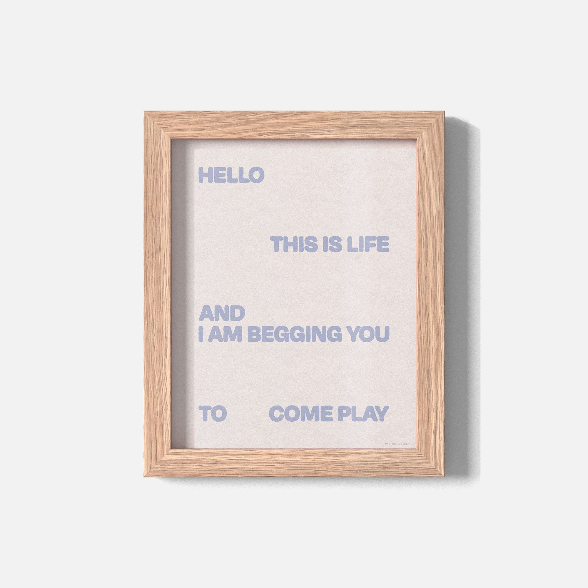 BEGGING PRINT