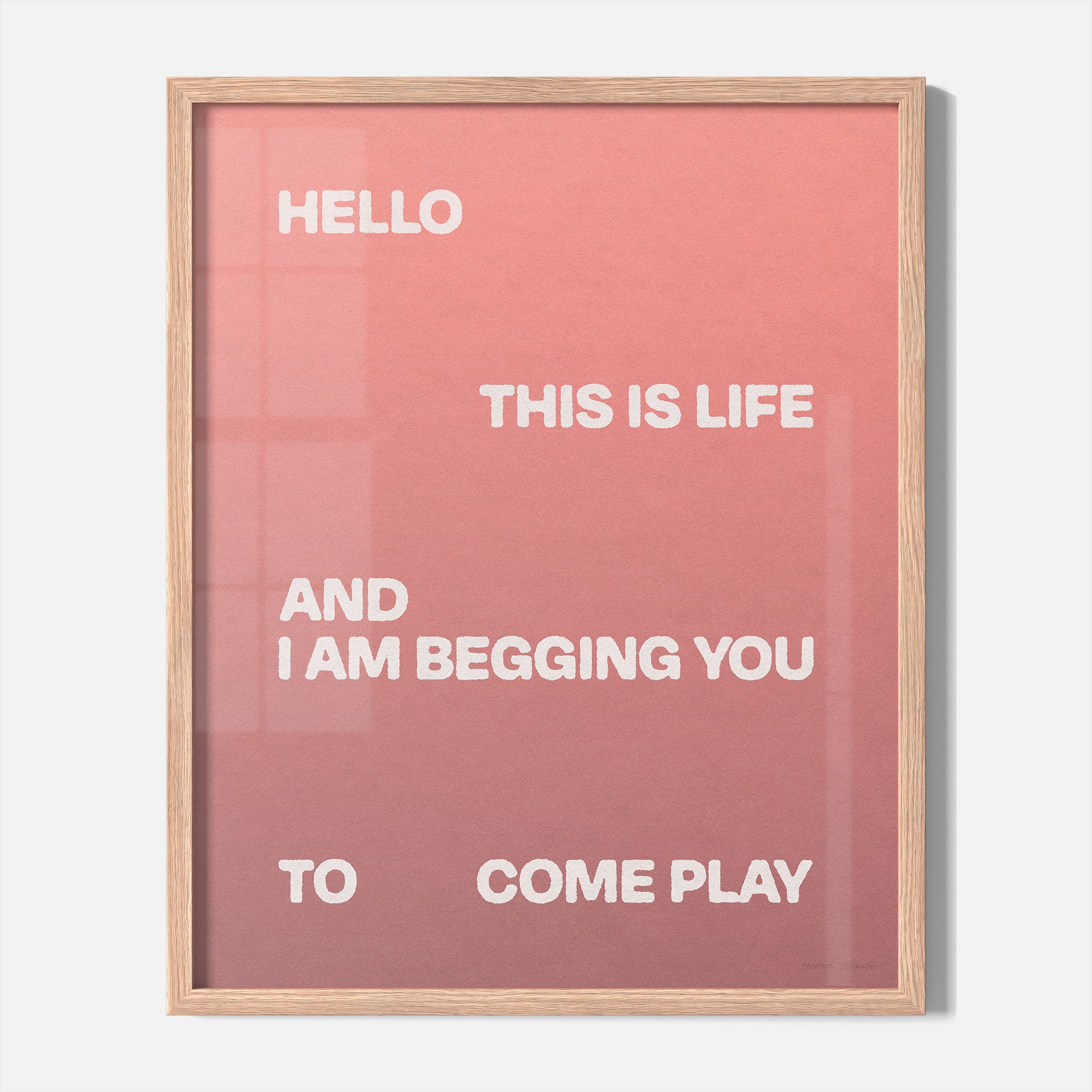 BEGGING PRINT