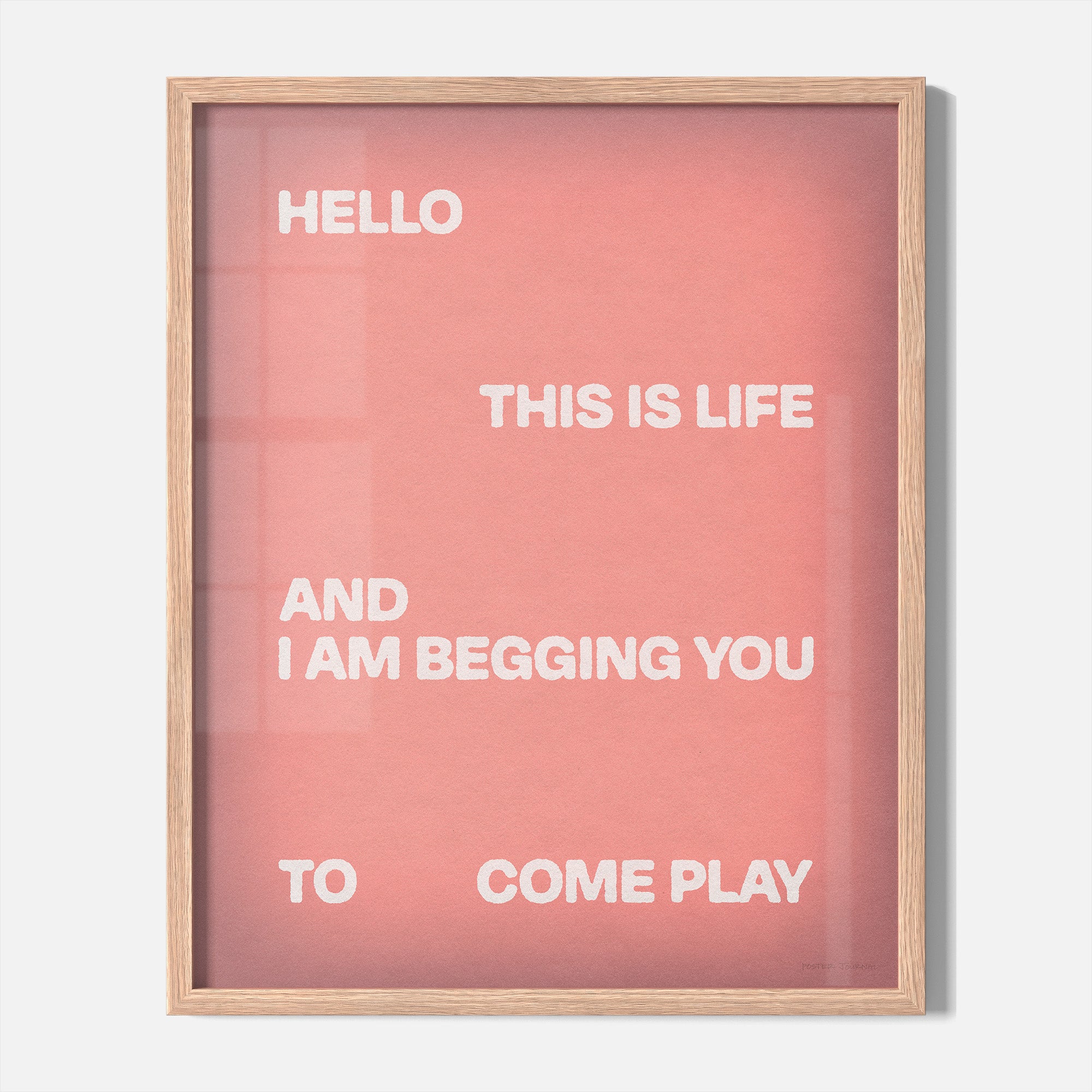 BEGGING PRINT