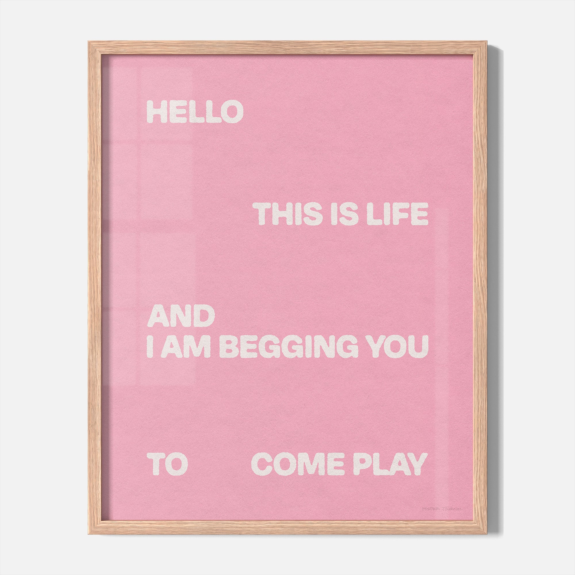 BEGGING PRINT