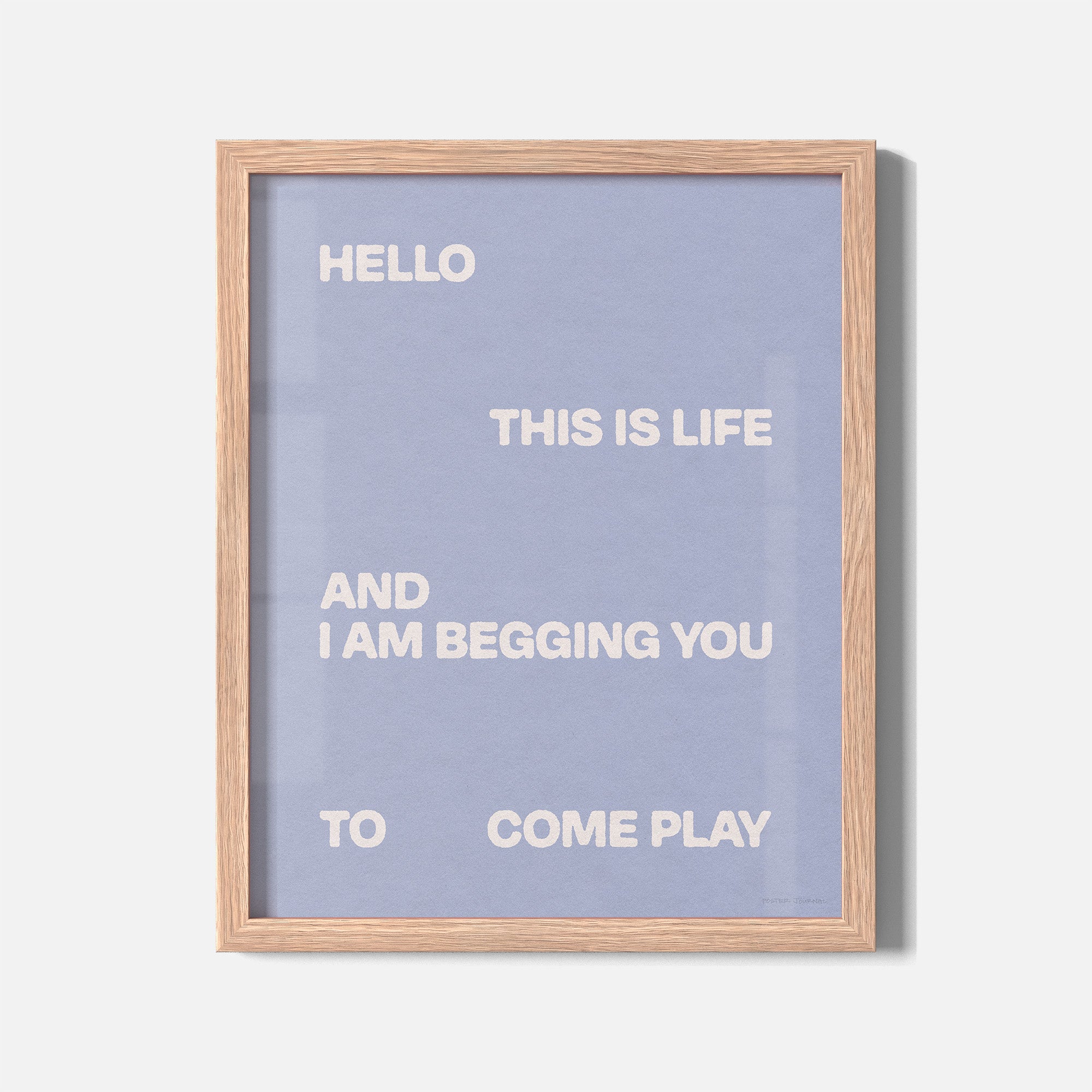 BEGGING PRINT
