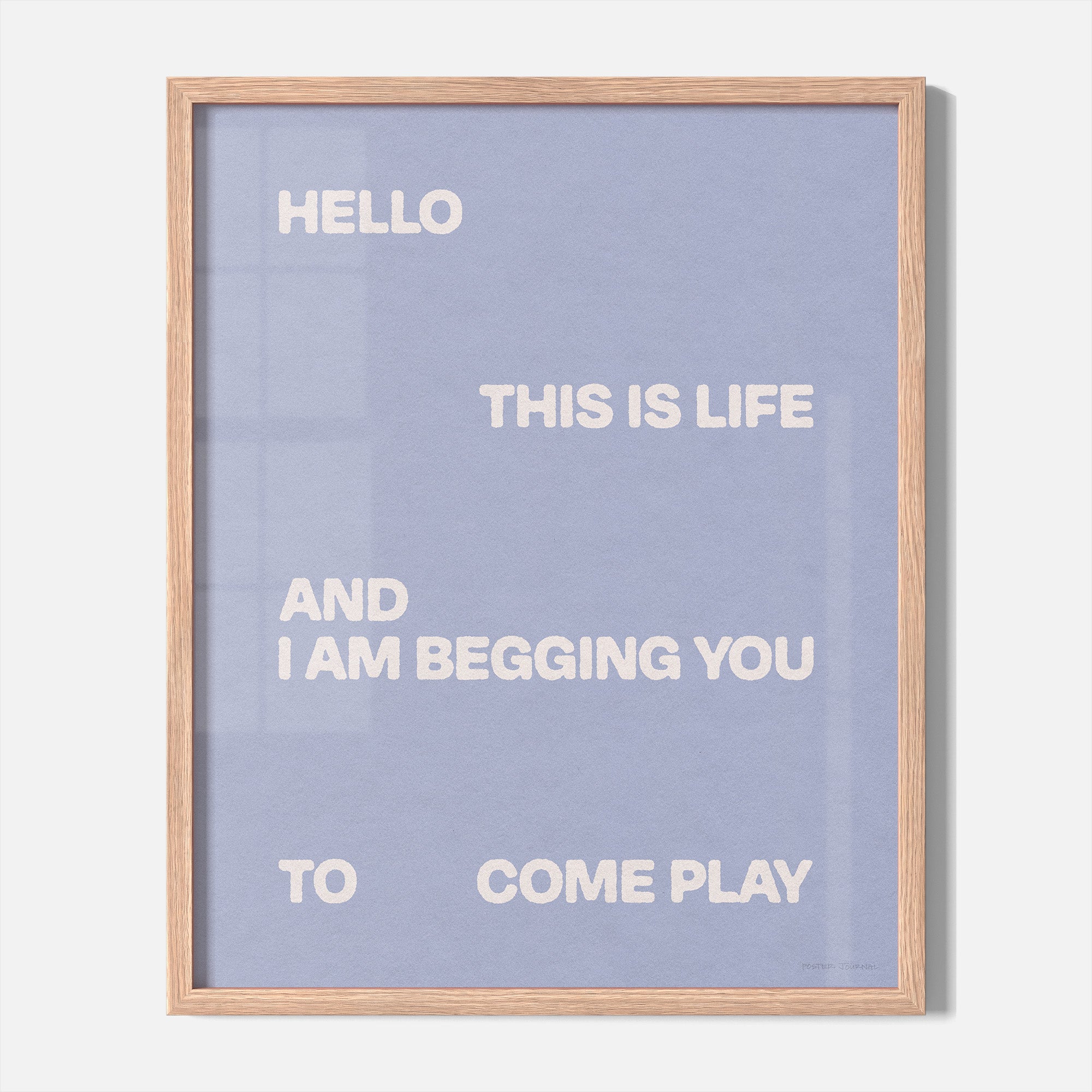 BEGGING PRINT