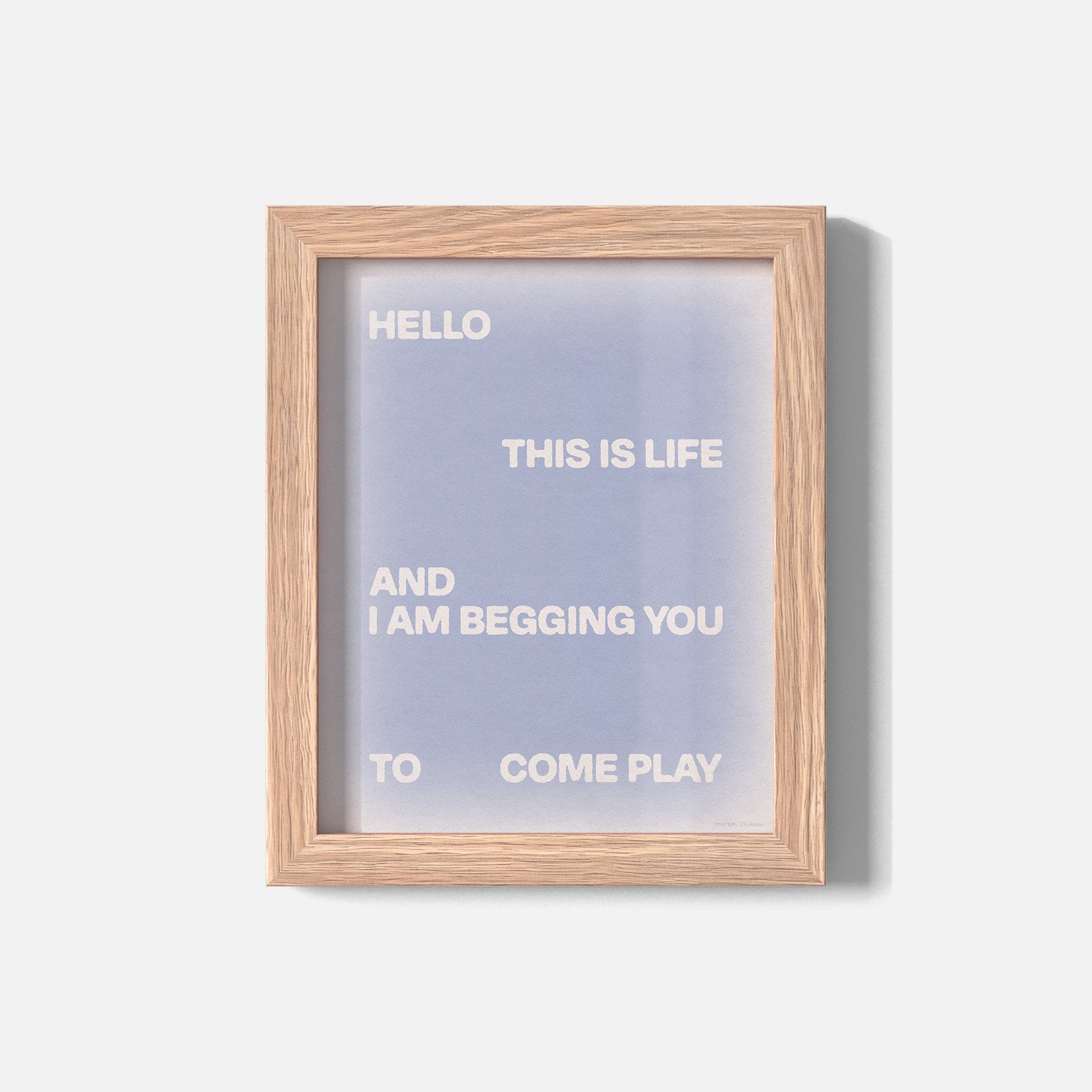 BEGGING PRINT