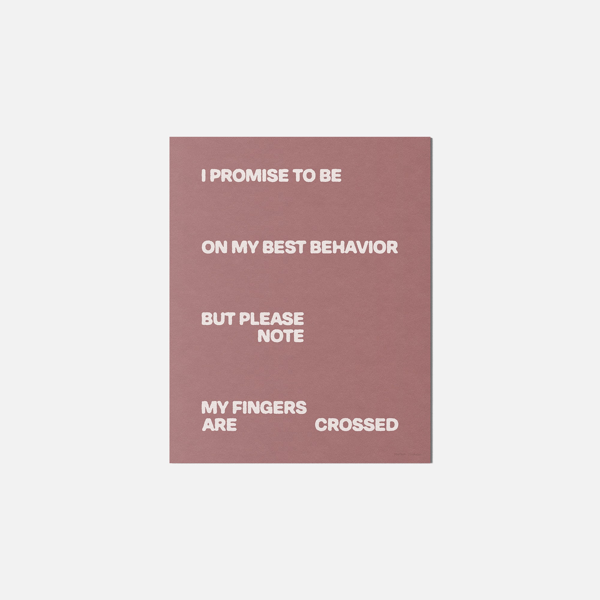 BEHAVIOR PRINT