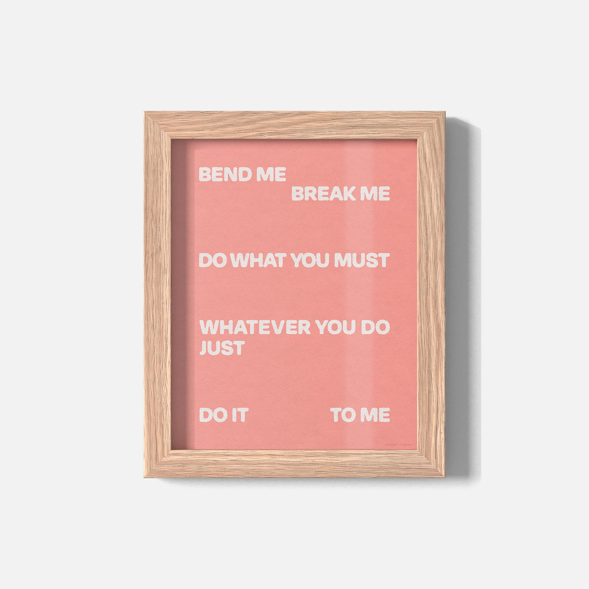 BEND PRINT