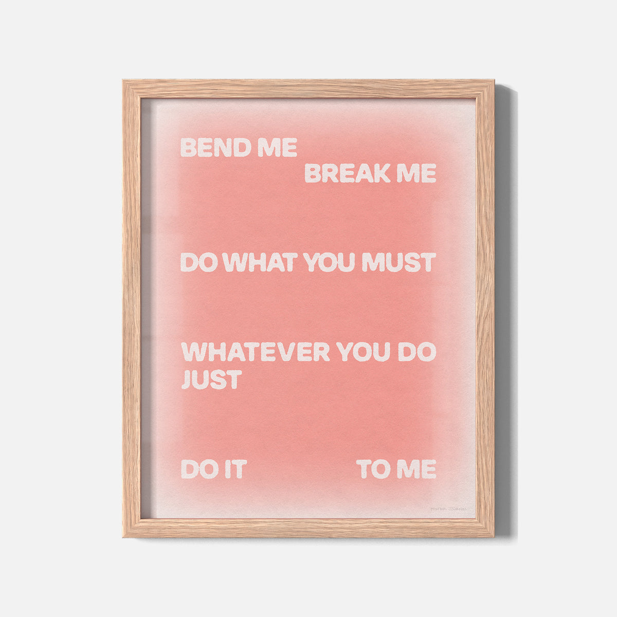 BEND PRINT