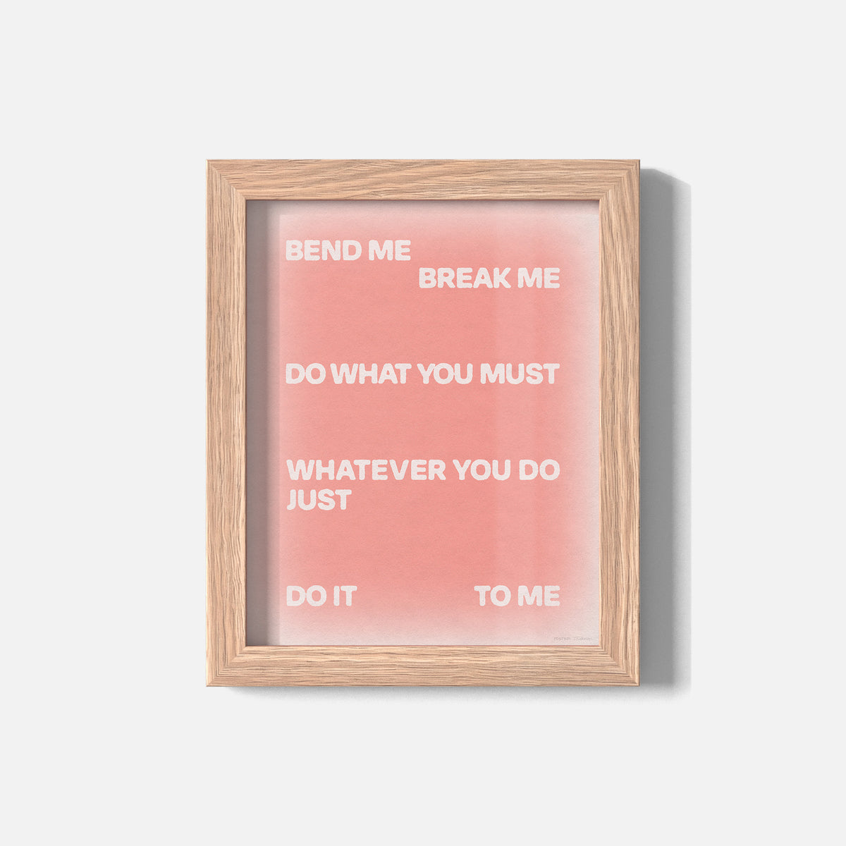 BEND PRINT