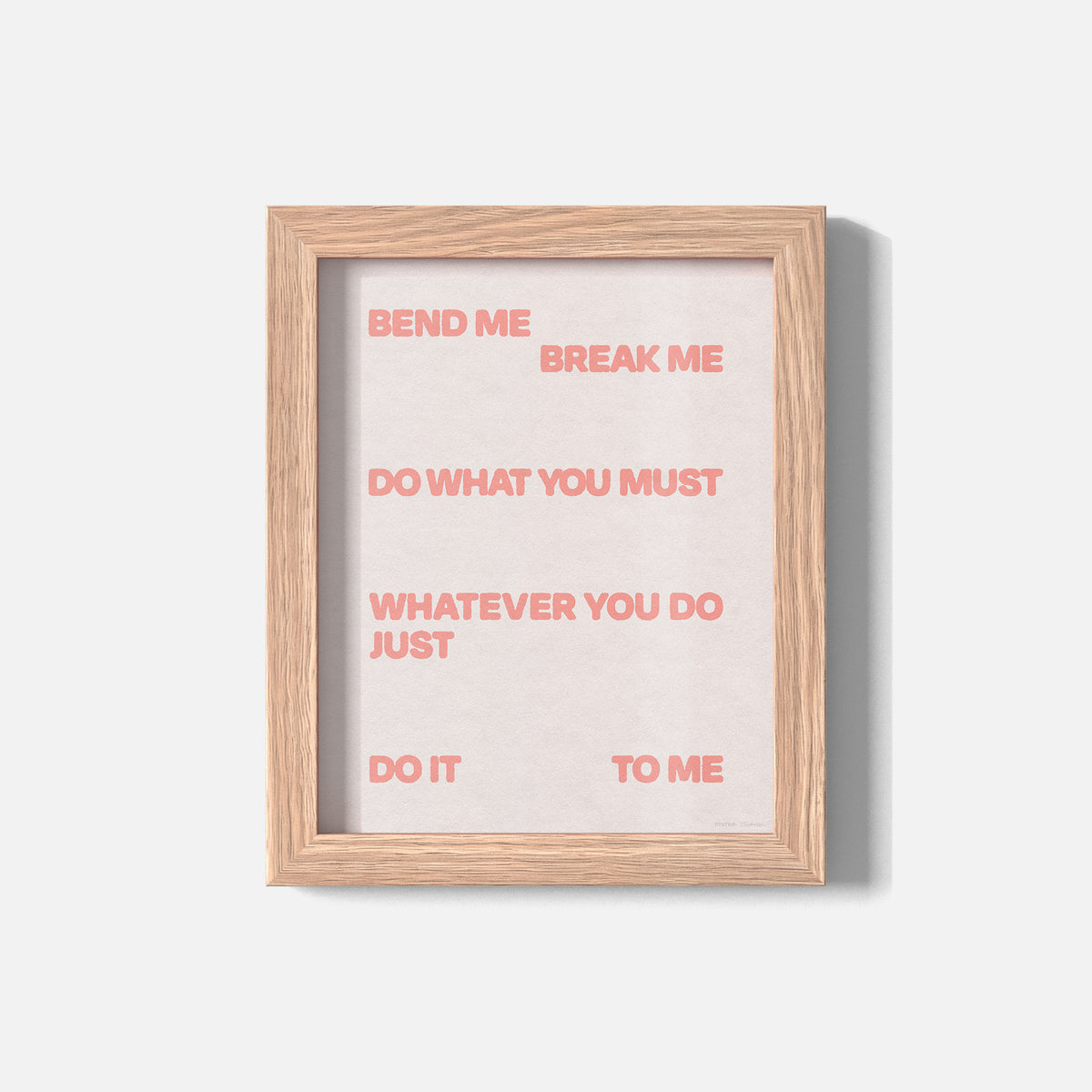 BEND PRINT