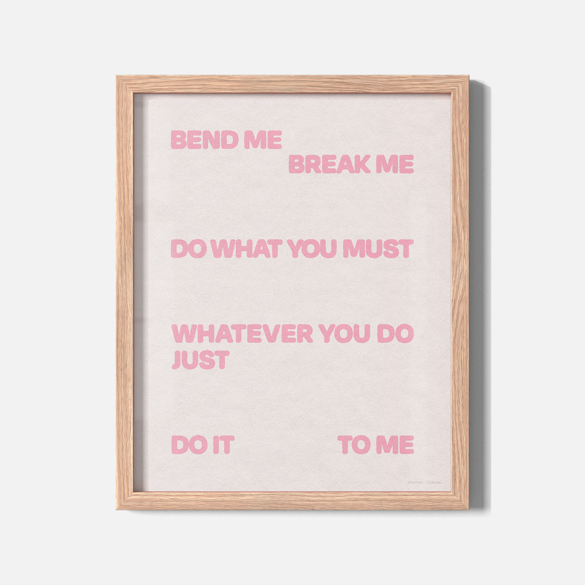 BEND PRINT