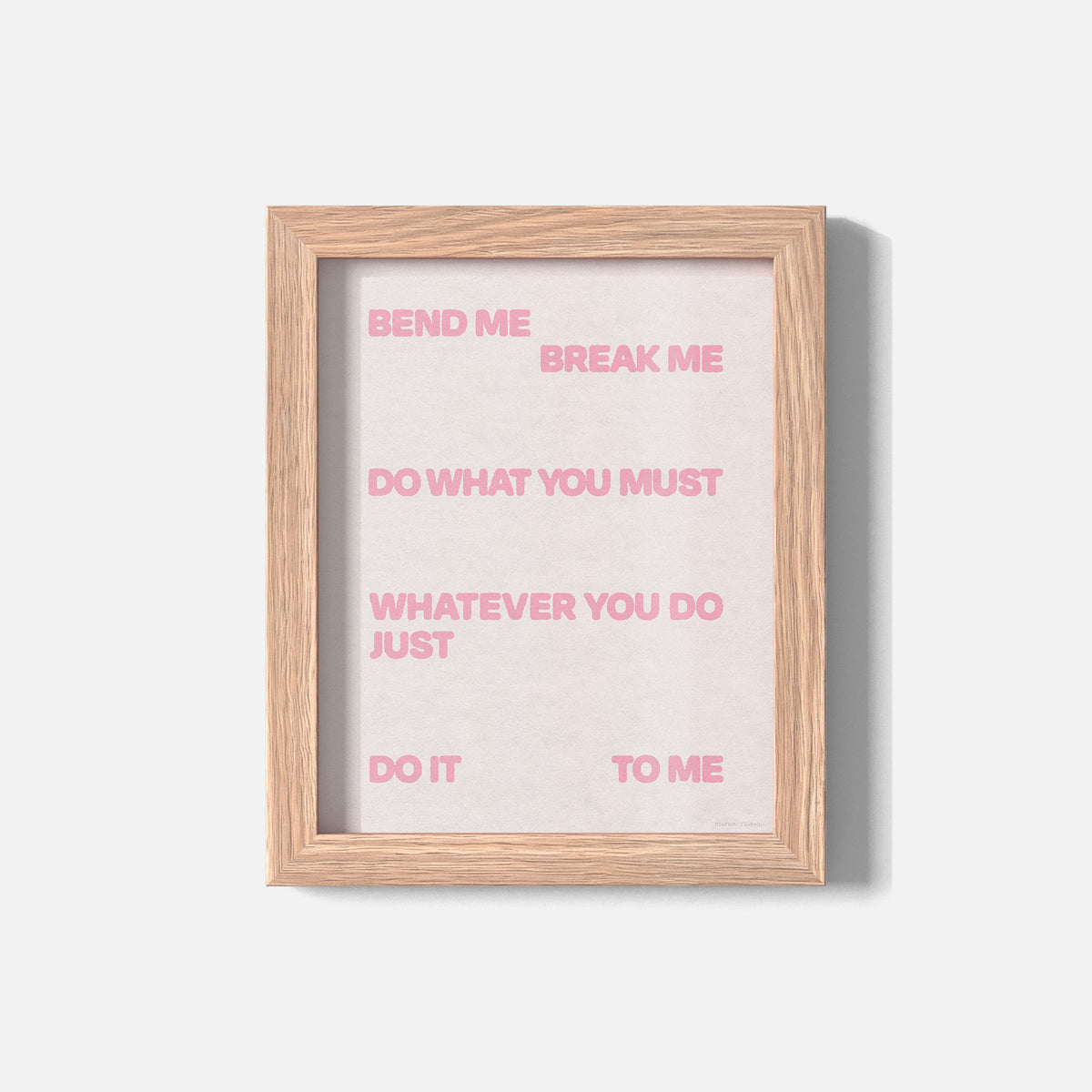 BEND PRINT