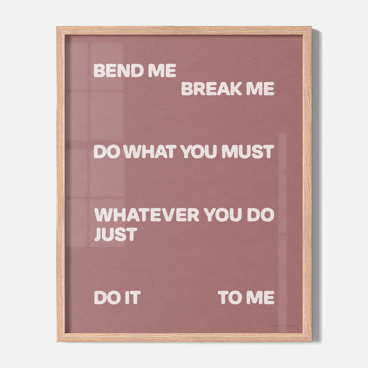 BEND PRINT