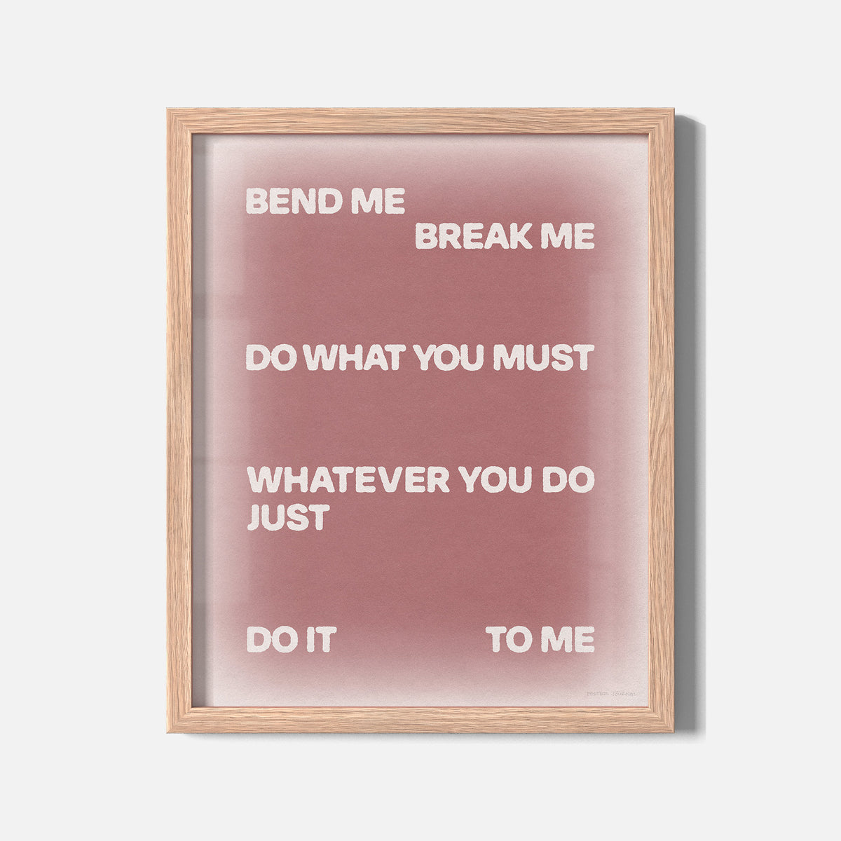 BEND PRINT