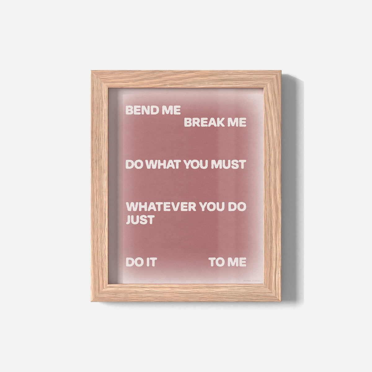 BEND PRINT