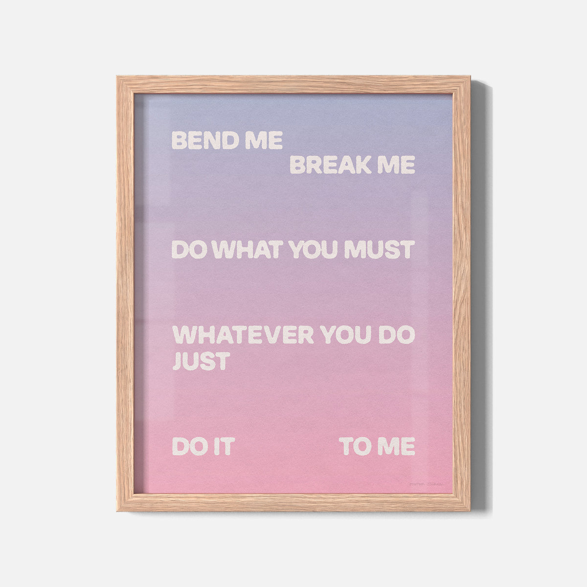 BEND PRINT