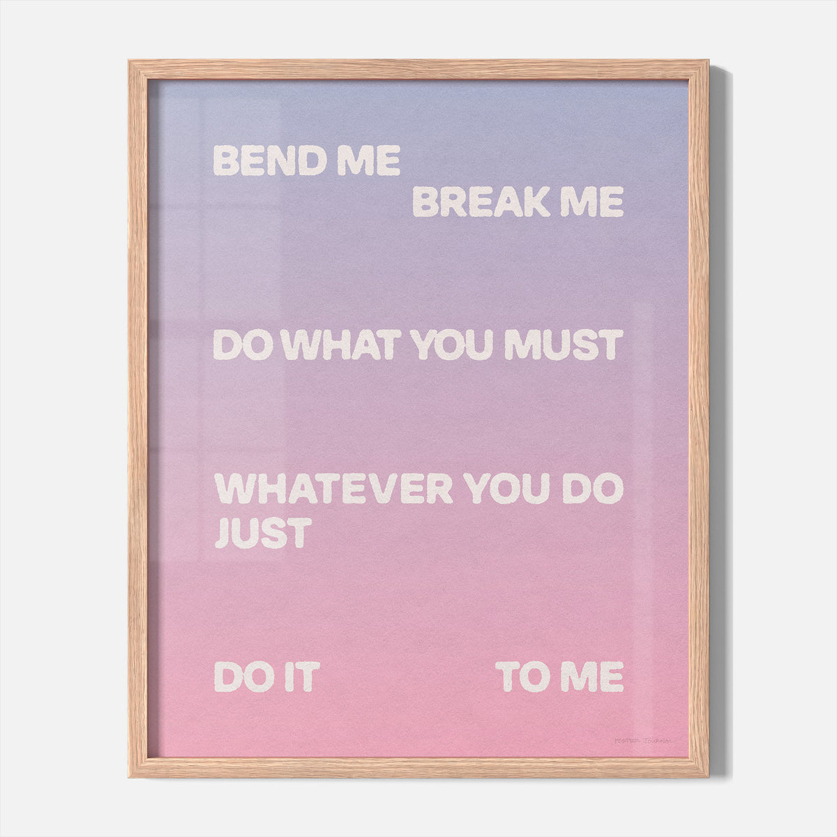 BEND PRINT