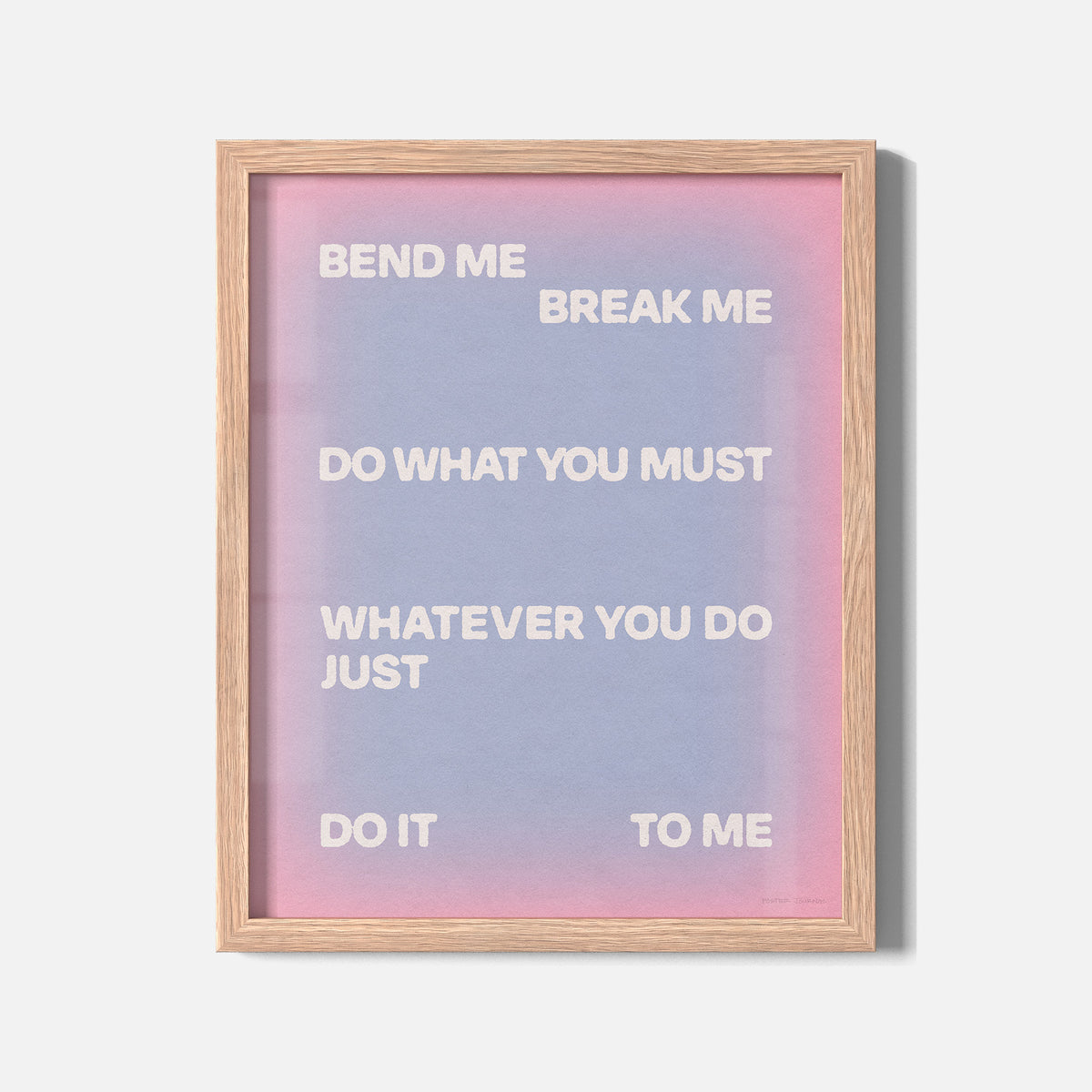 BEND PRINT