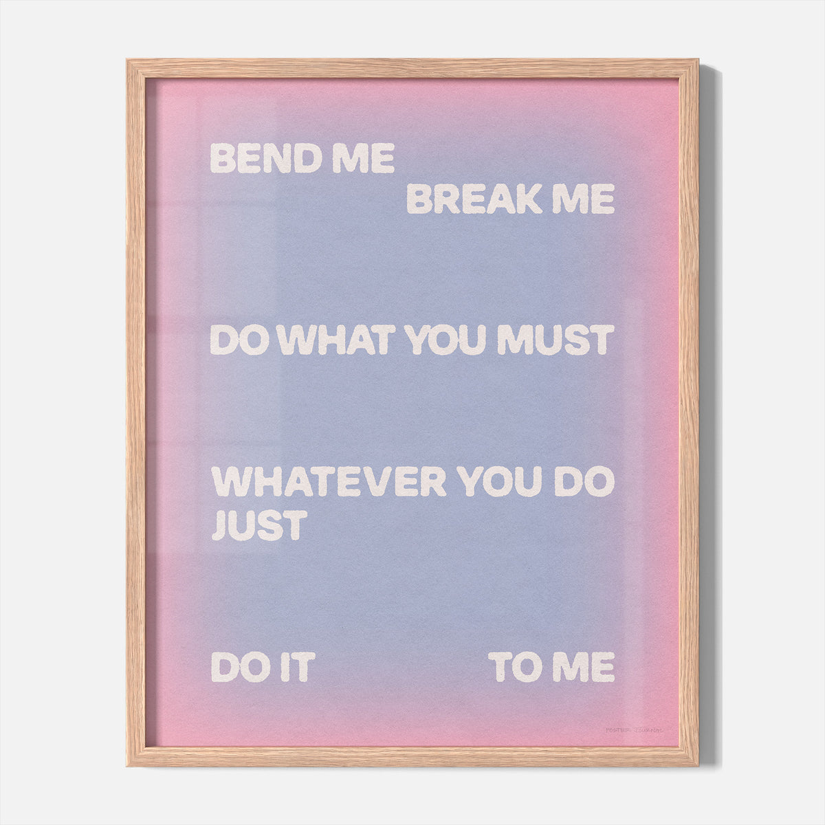 BEND PRINT