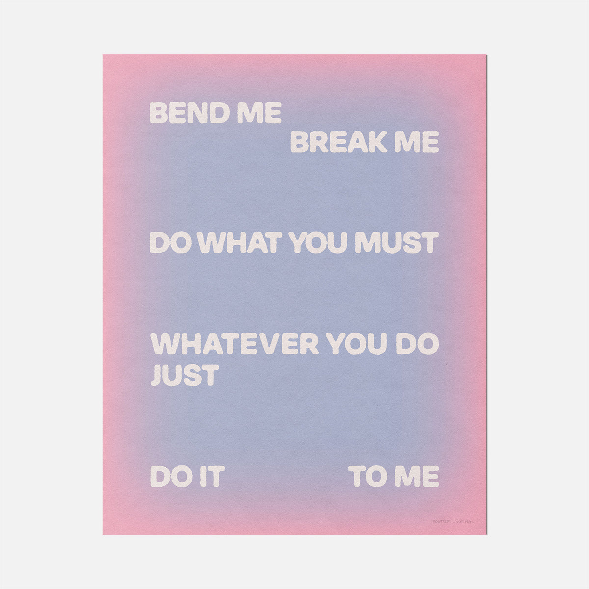 BEND PRINT