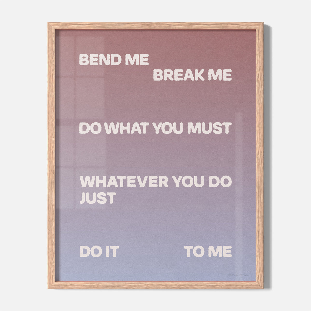 BEND PRINT