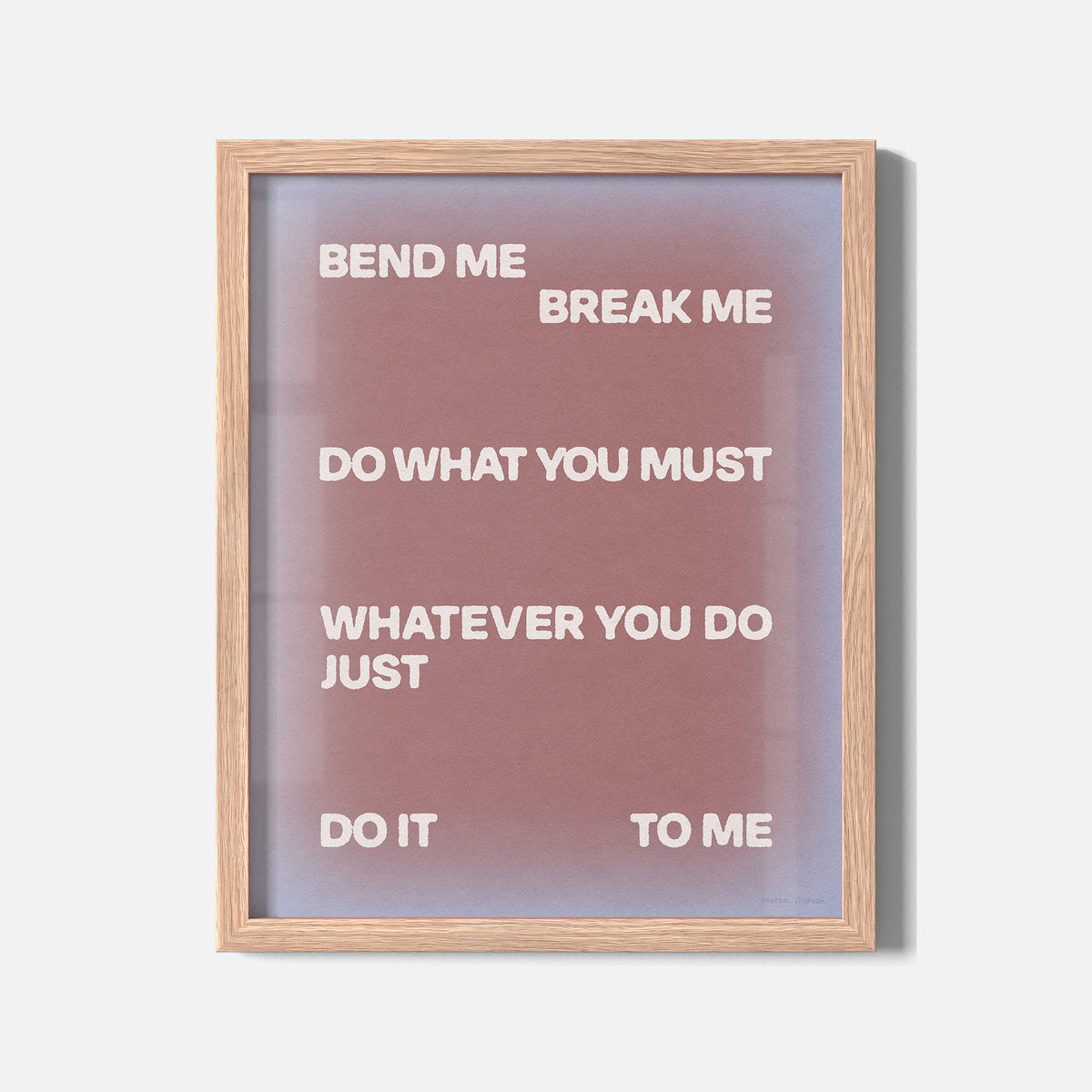 BEND PRINT