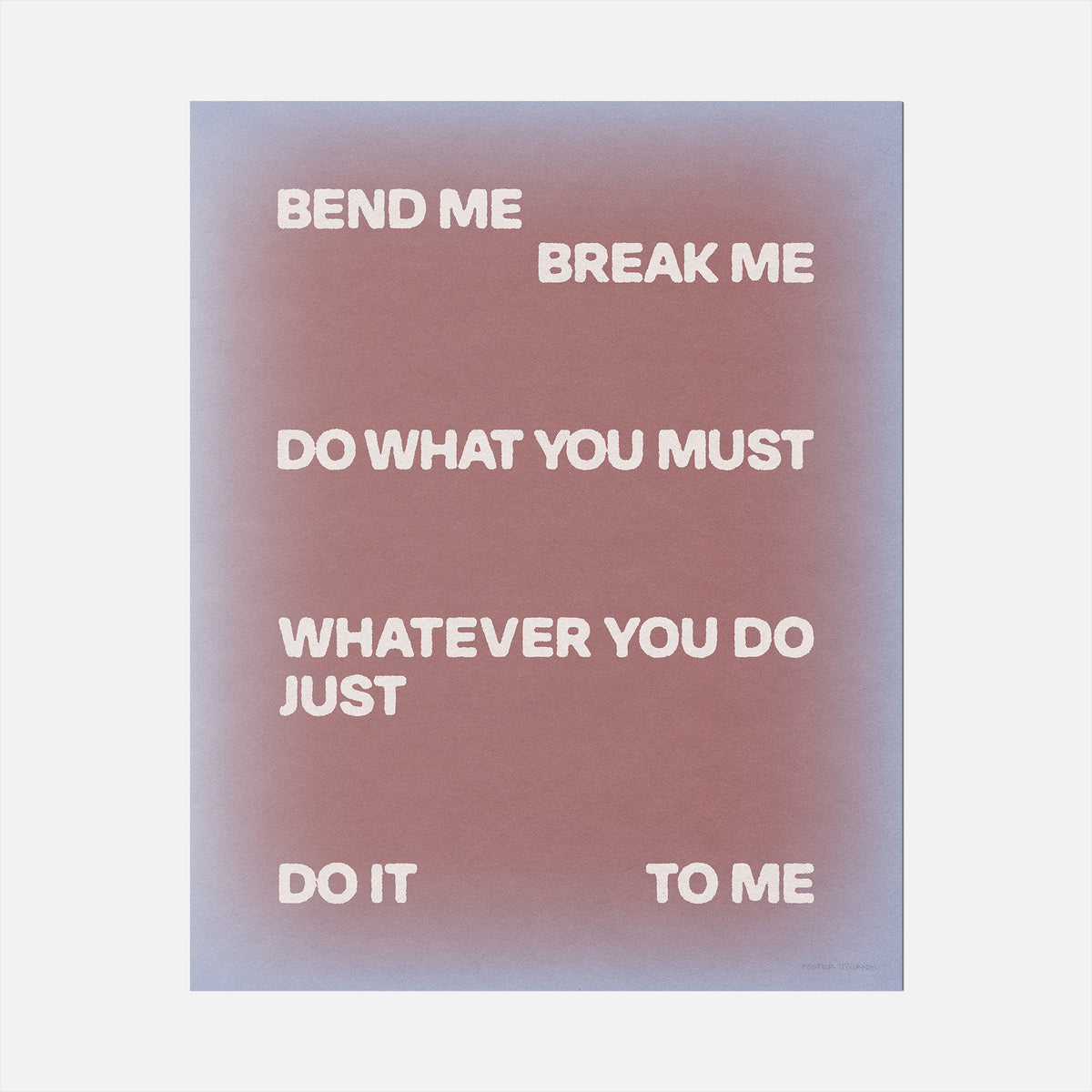 BEND PRINT