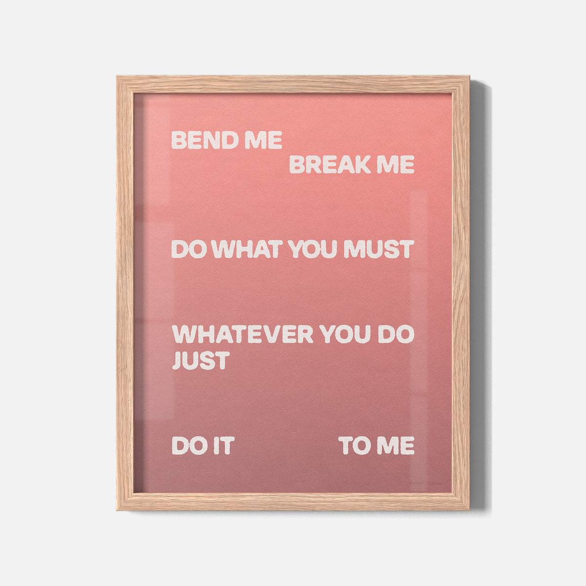 BEND PRINT
