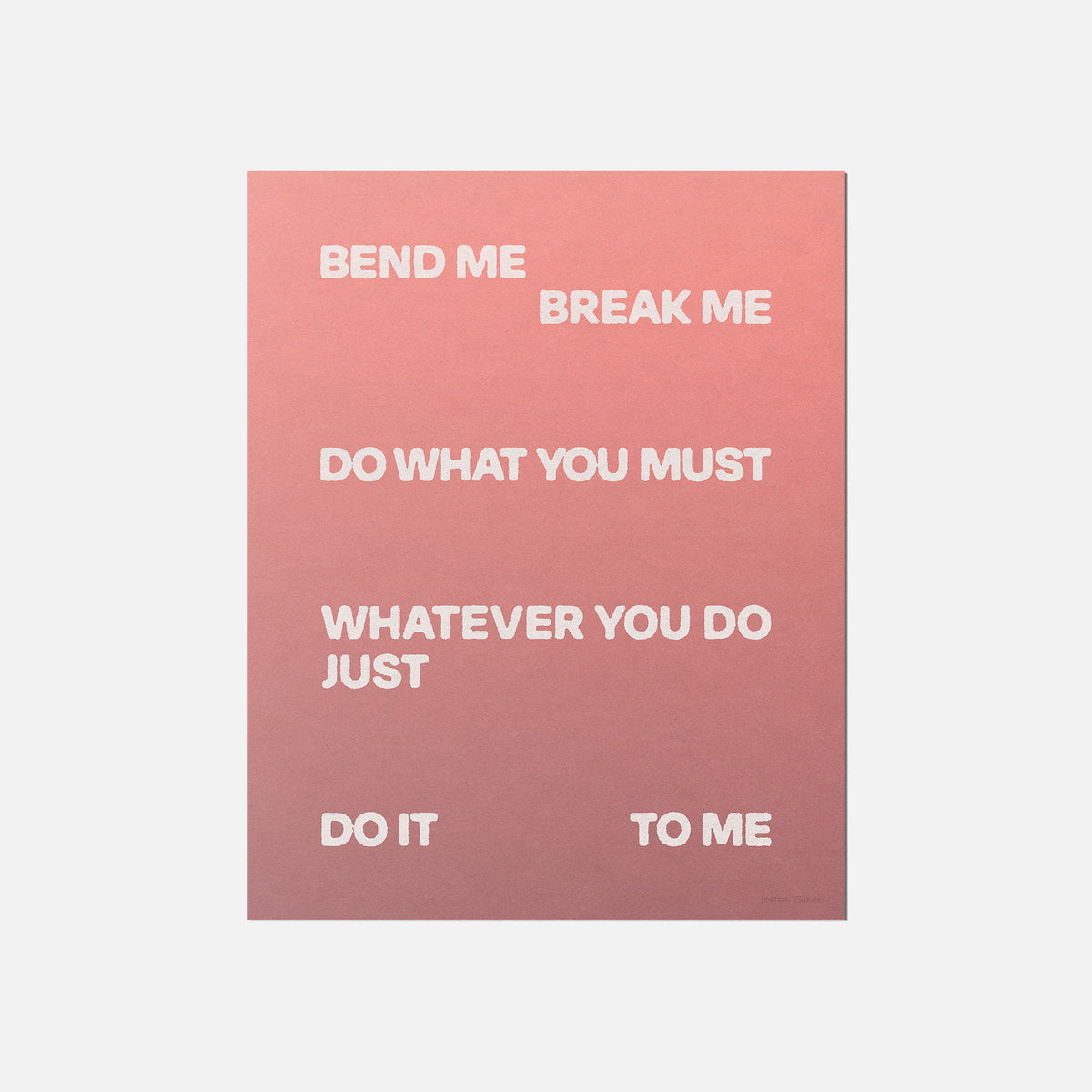 BEND PRINT