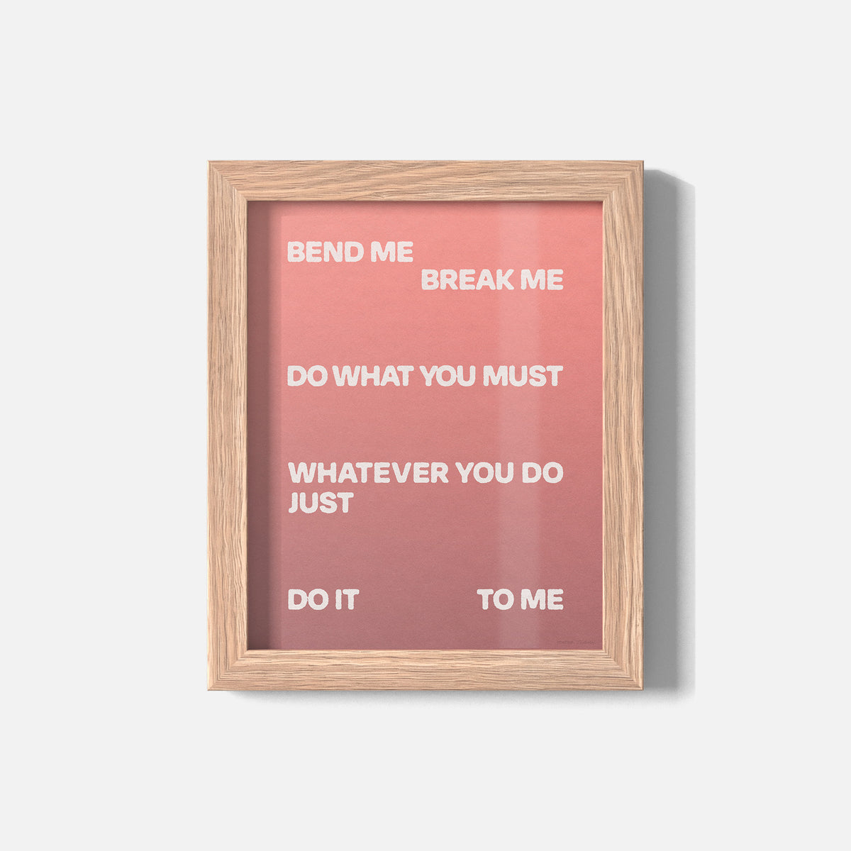 BEND PRINT