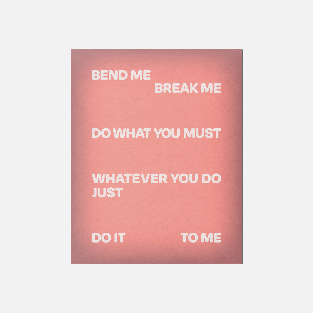 BEND PRINT