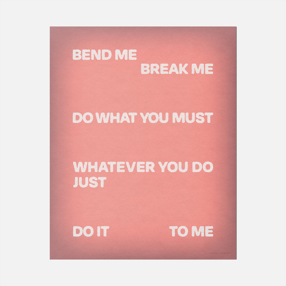 BEND PRINT