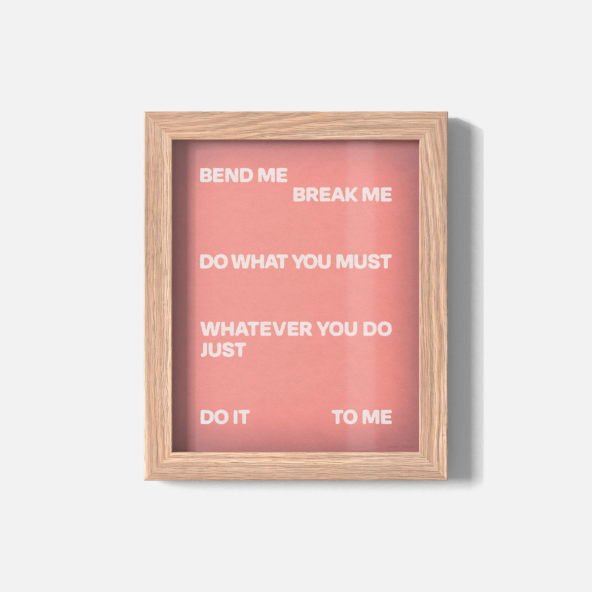 BEND PRINT