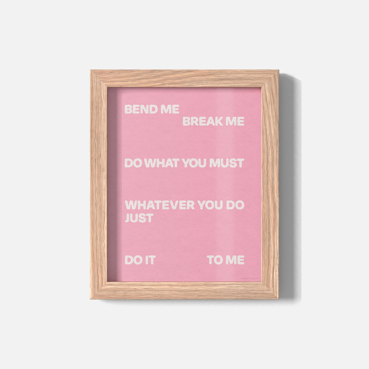 BEND PRINT