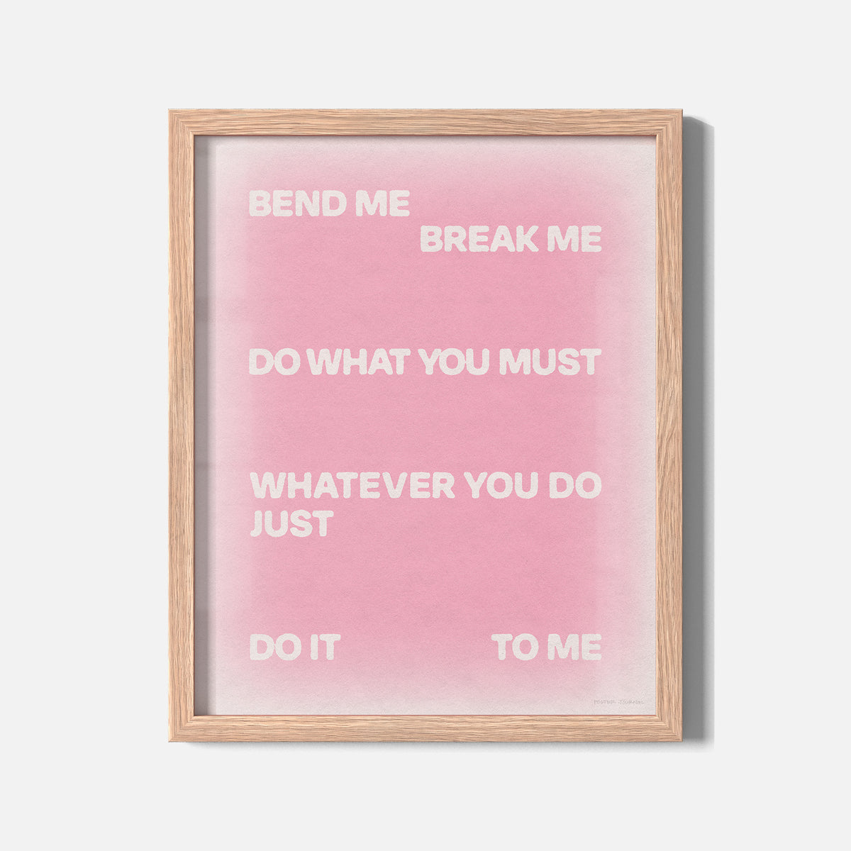 BEND PRINT