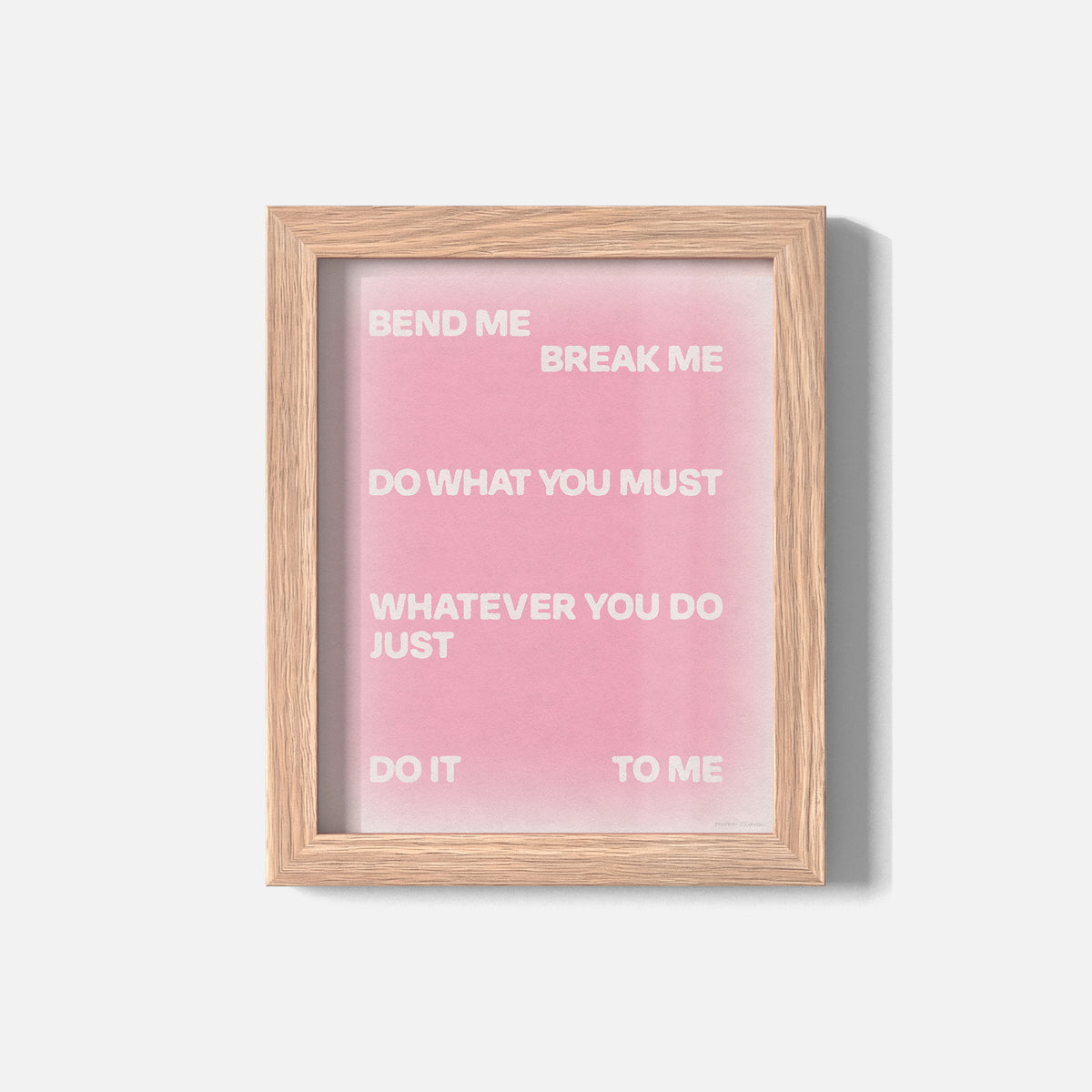 BEND PRINT