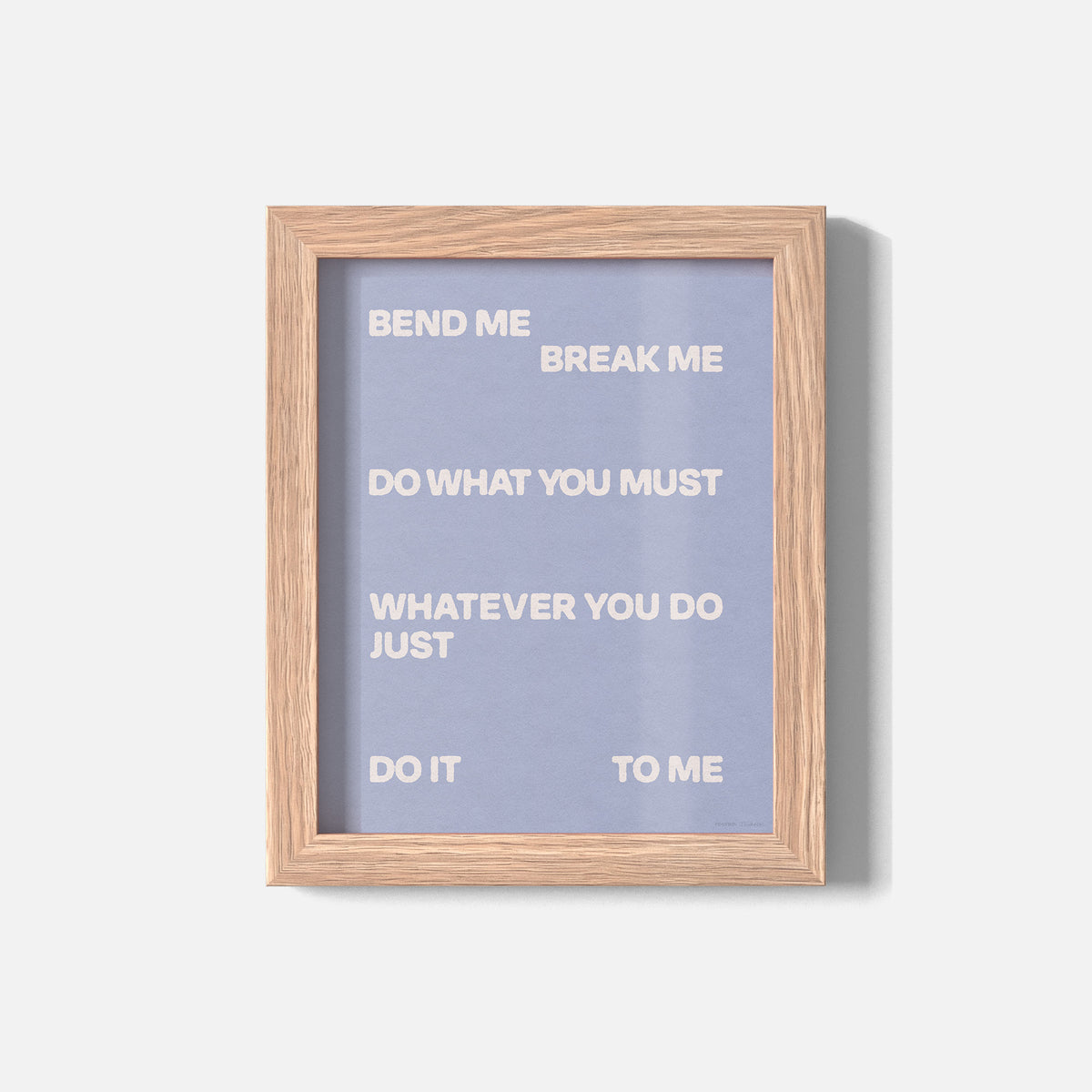 BEND PRINT