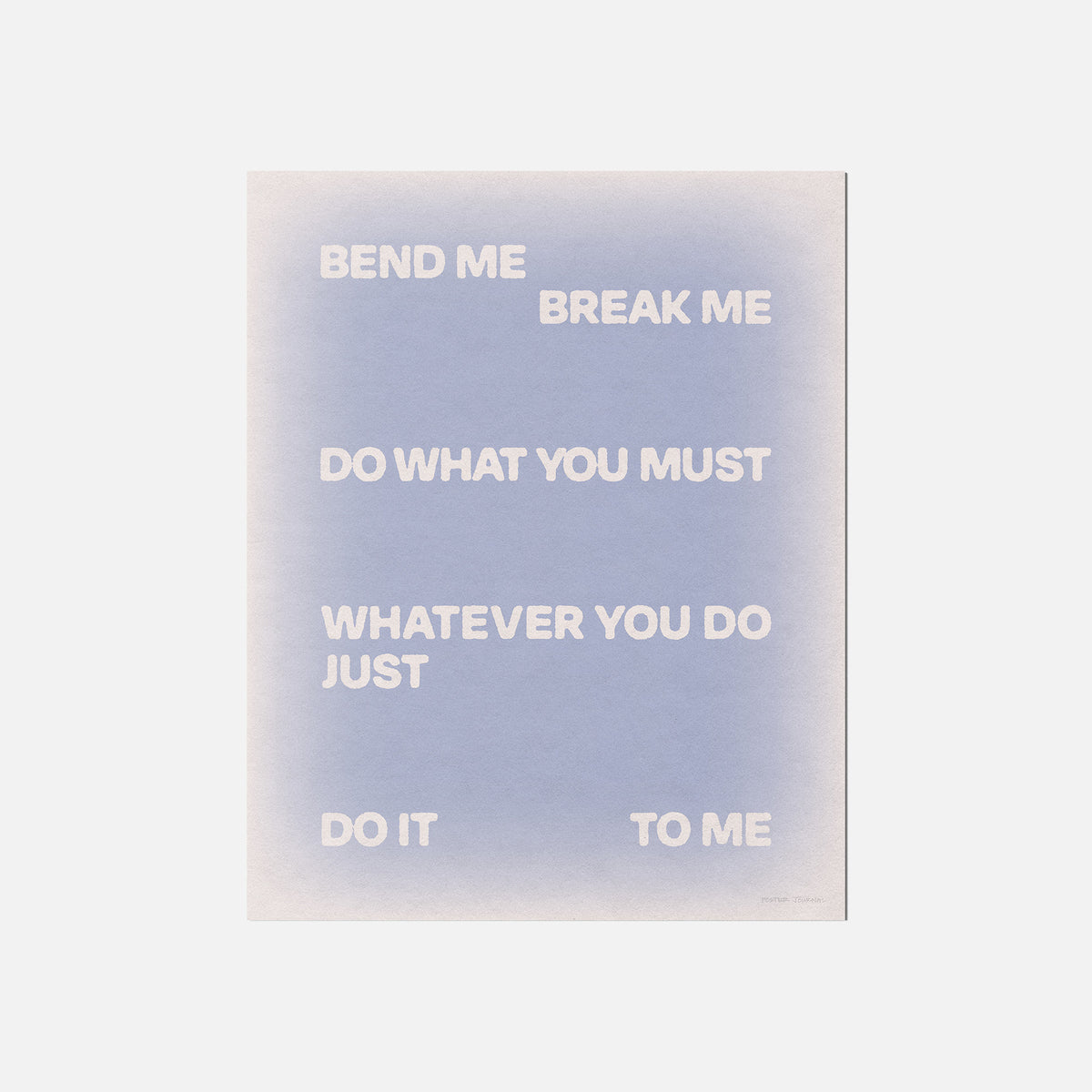 BEND PRINT
