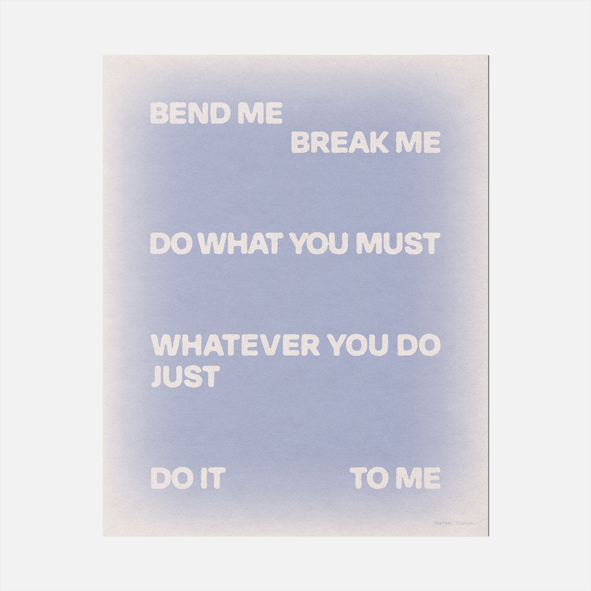 BEND PRINT
