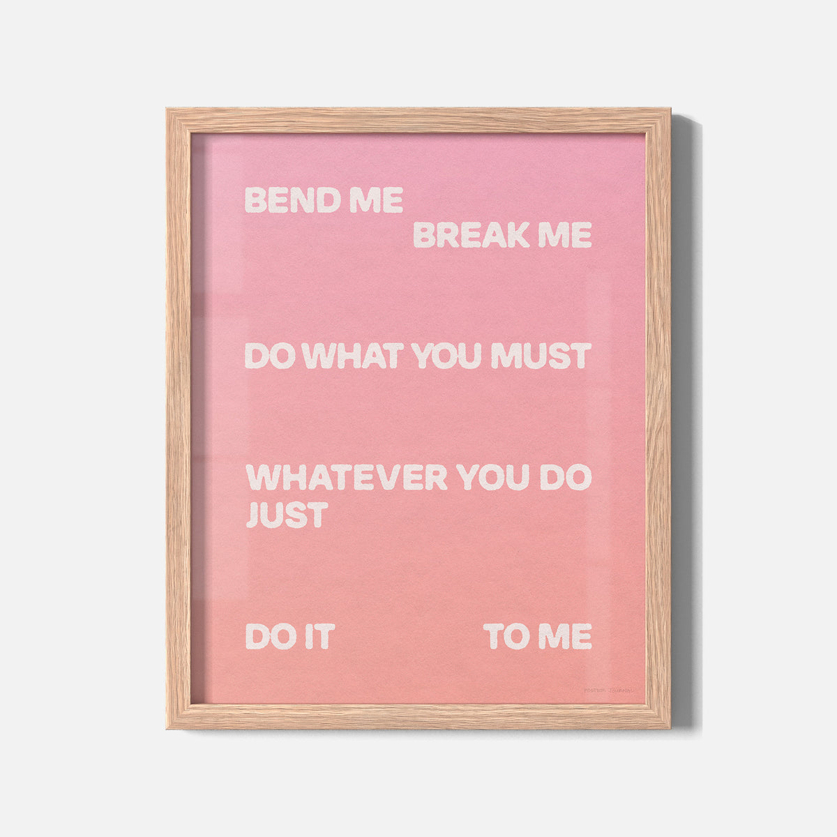 BEND PRINT