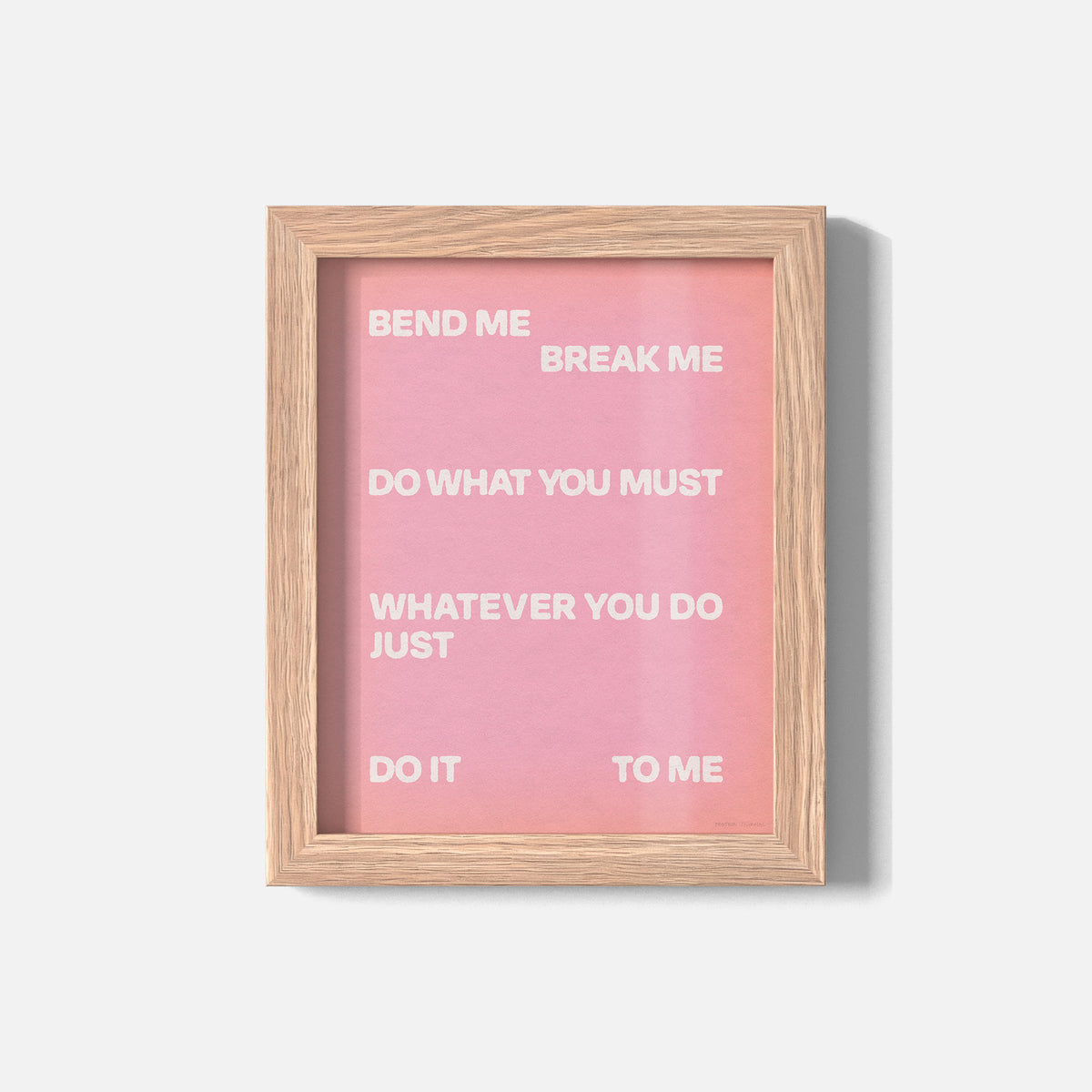BEND PRINT