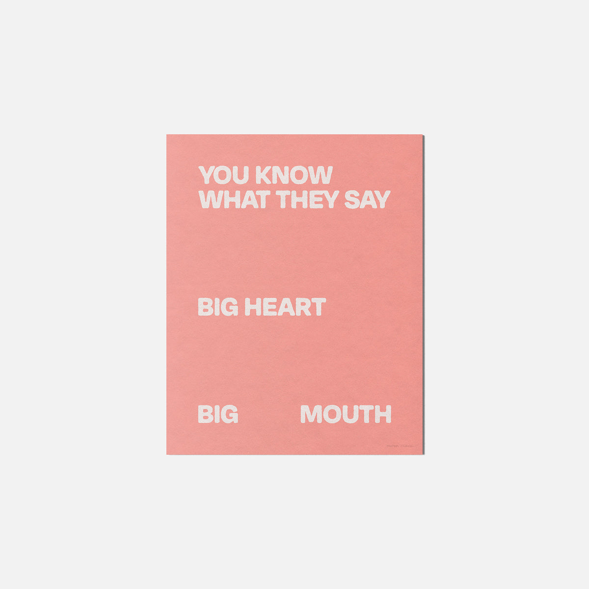 BIG PRINT